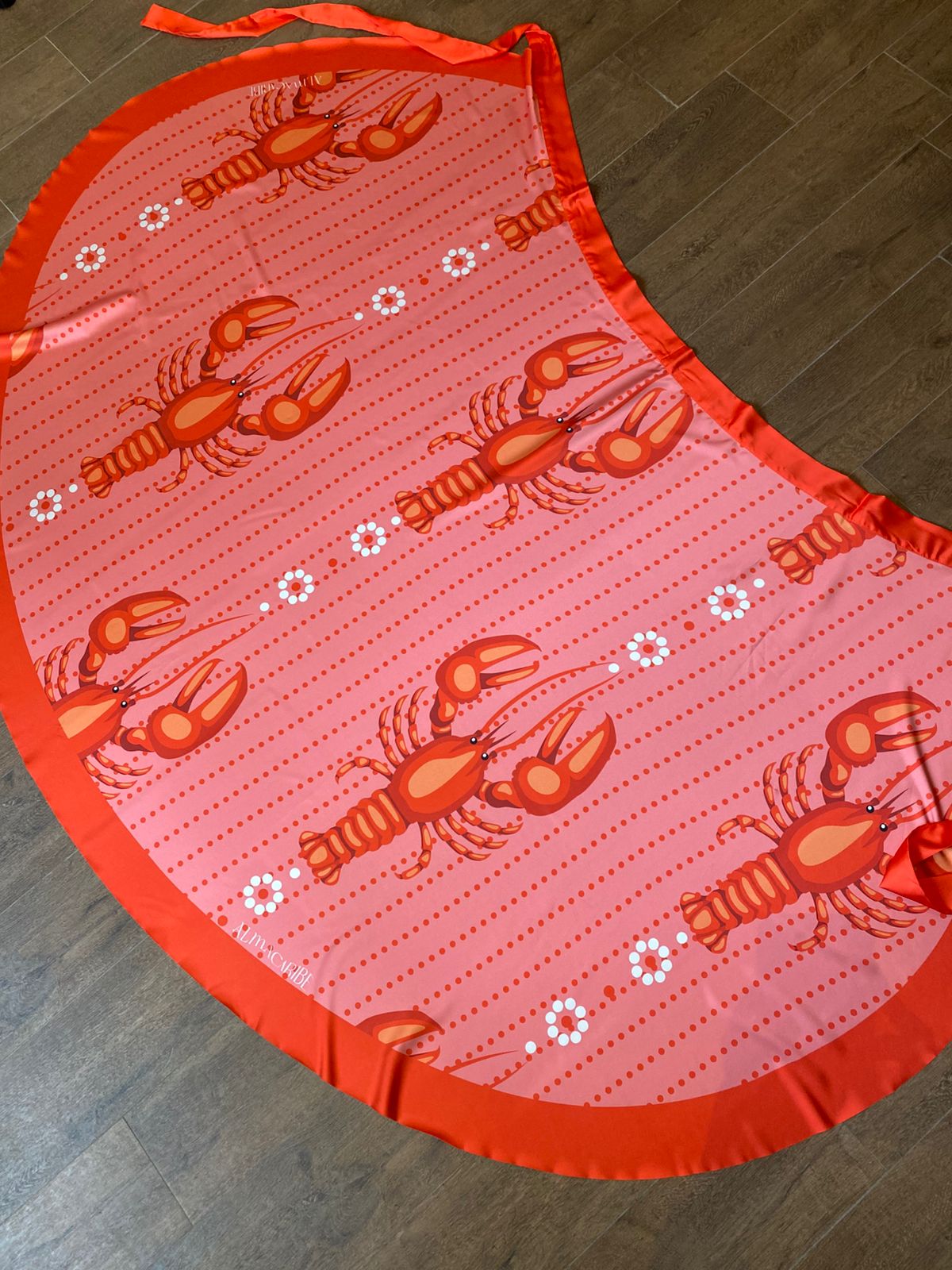 PINK LOBSTER PAREO FALDA