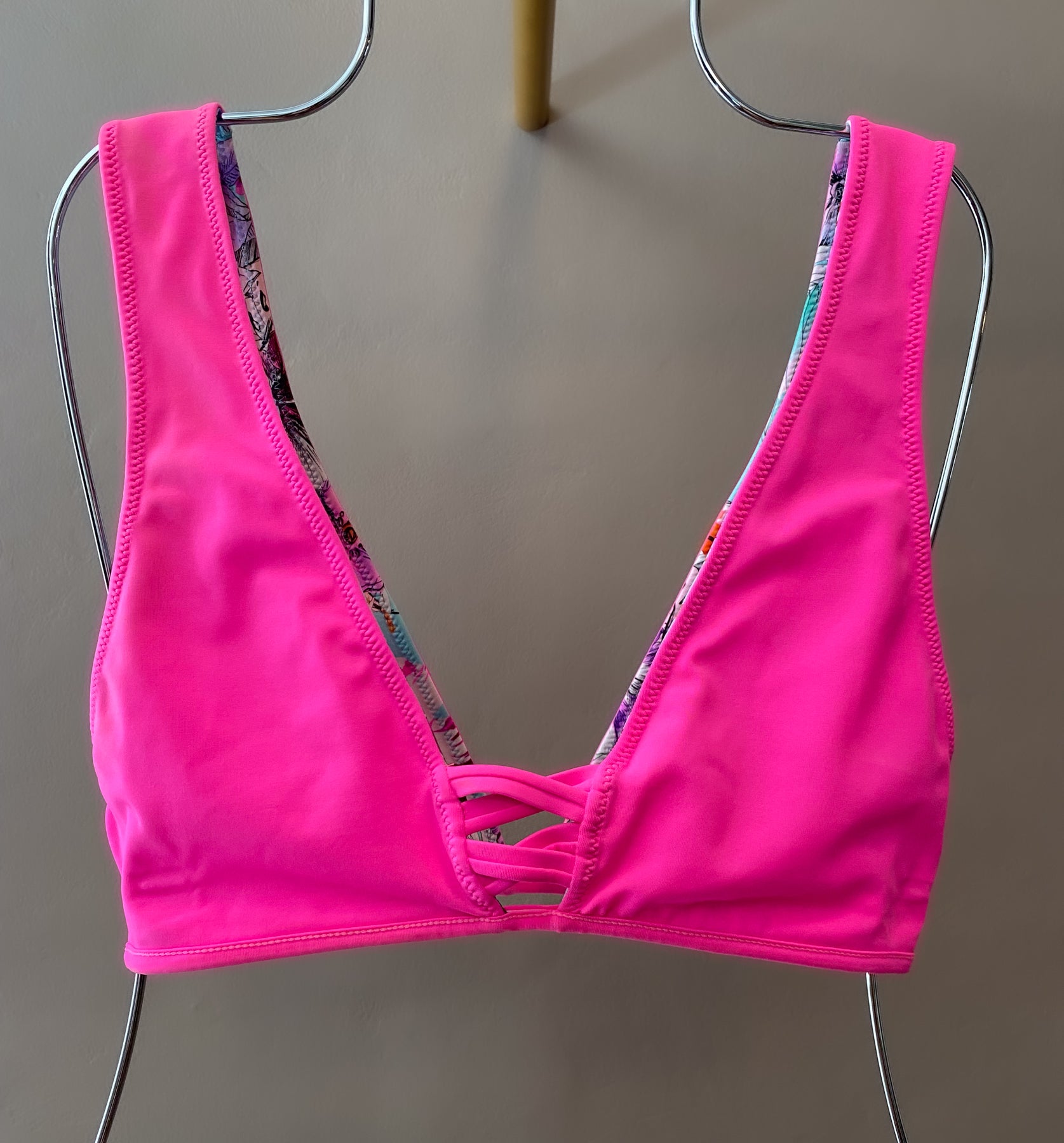 Top Formato En V Reversible - Paradise