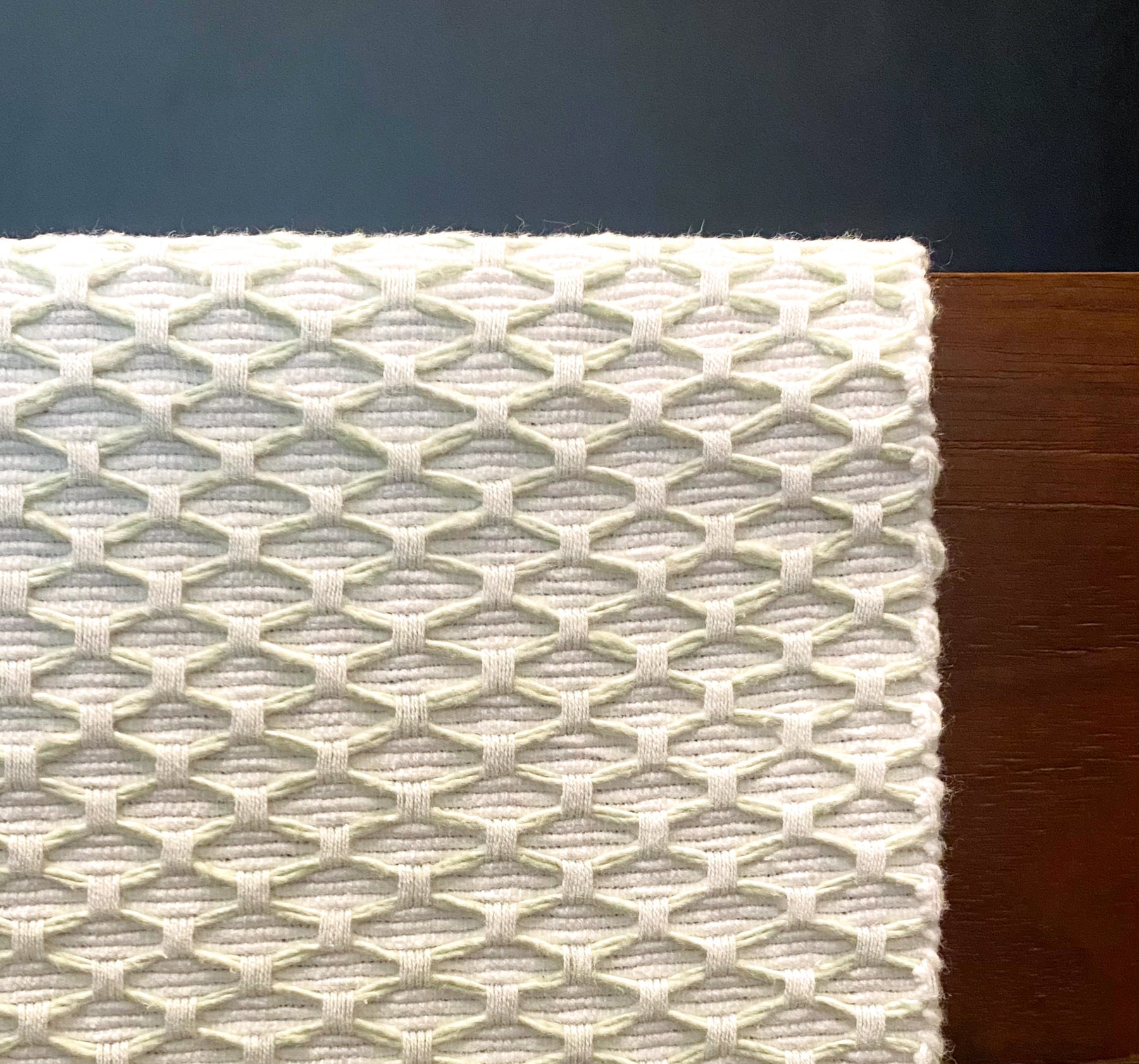 Ribbed Criss Cross Table Runner