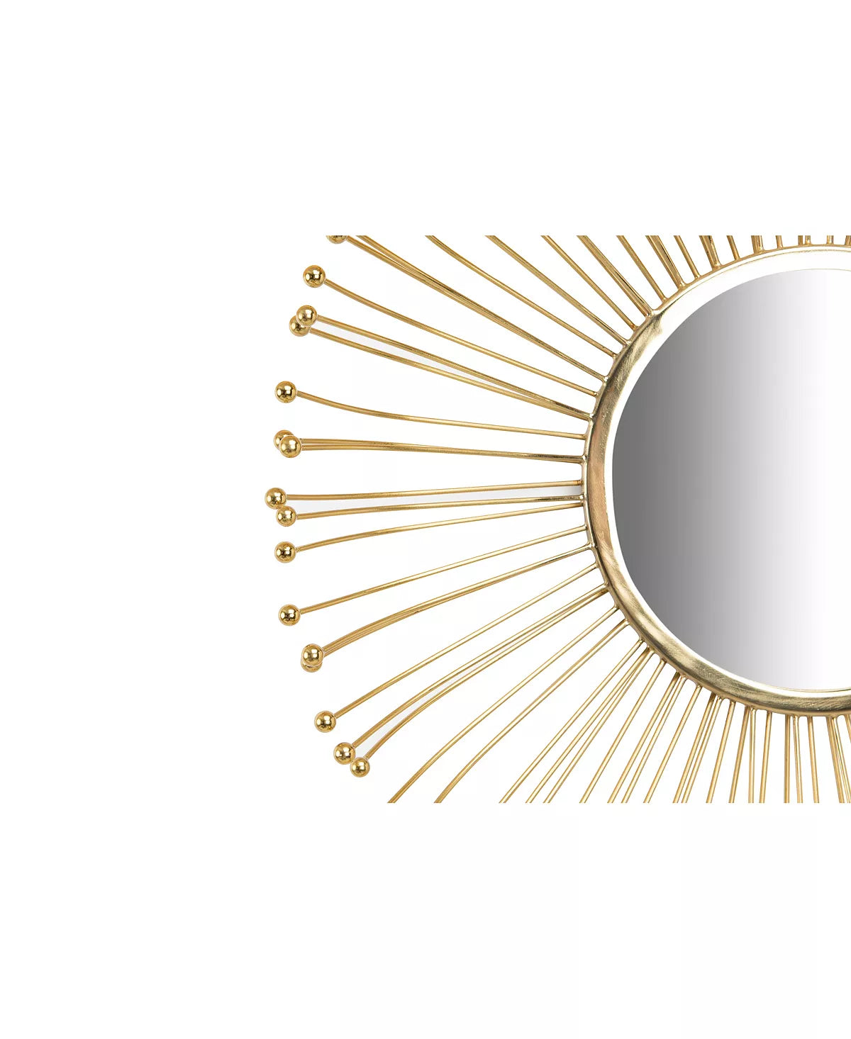 Metal Sunburst Mirror