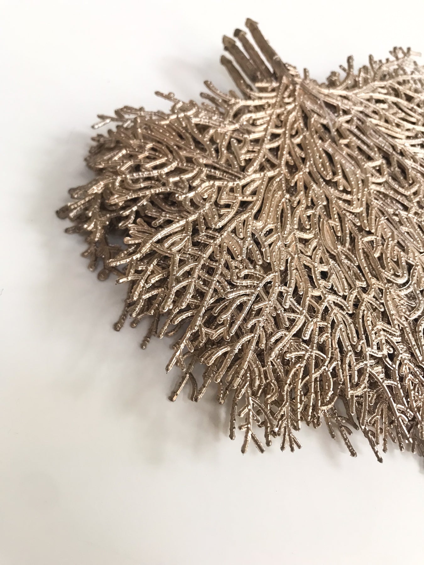 Metallic Leaf Collection - Champagne Coasters