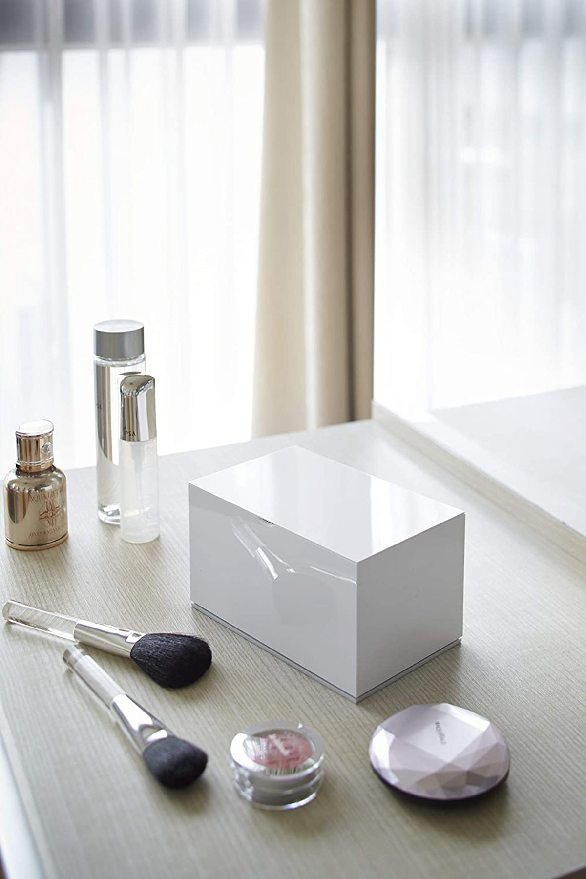 Veil Cotton Case - Cosmetics Box - White