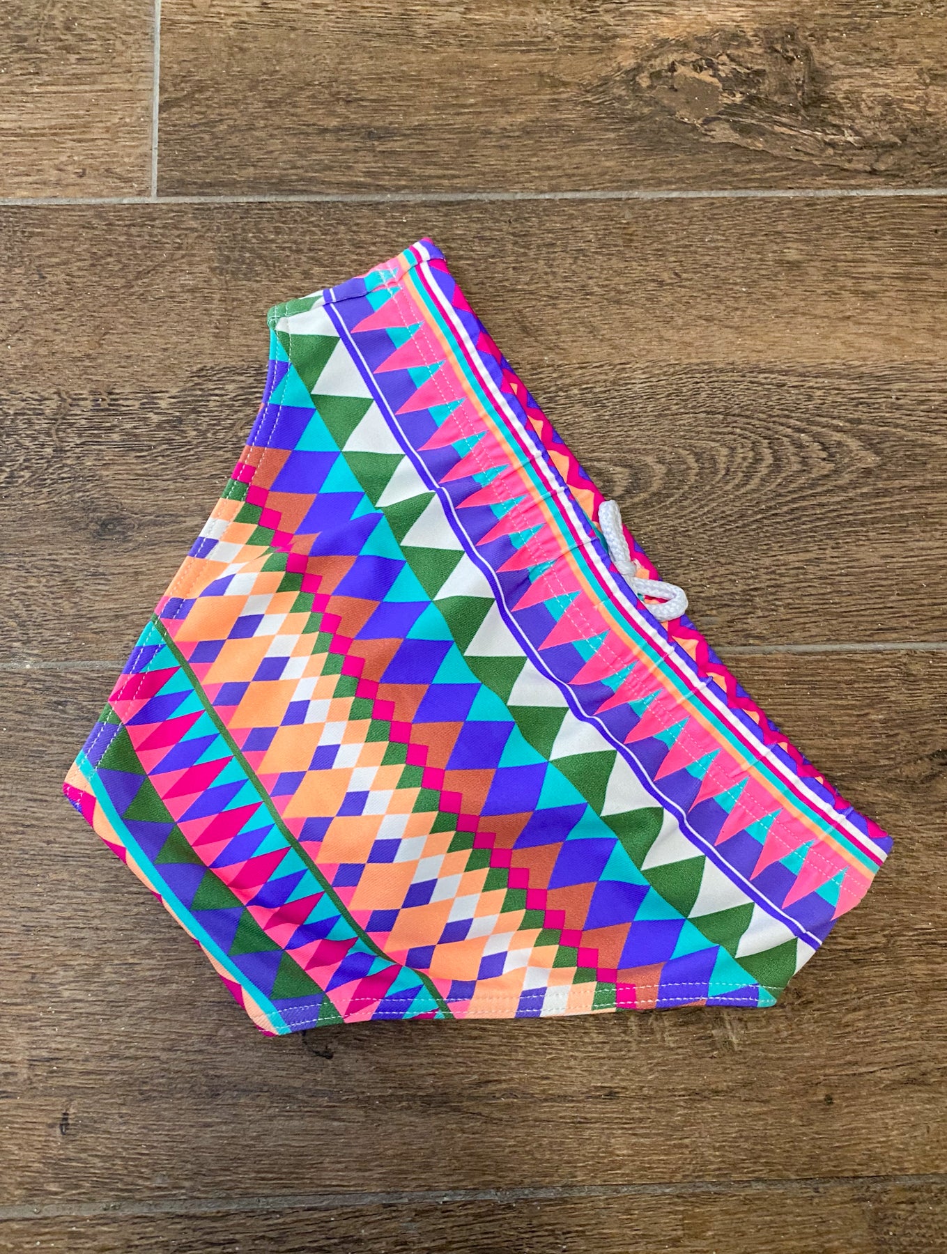 Triangular Multicolored Swimsuit