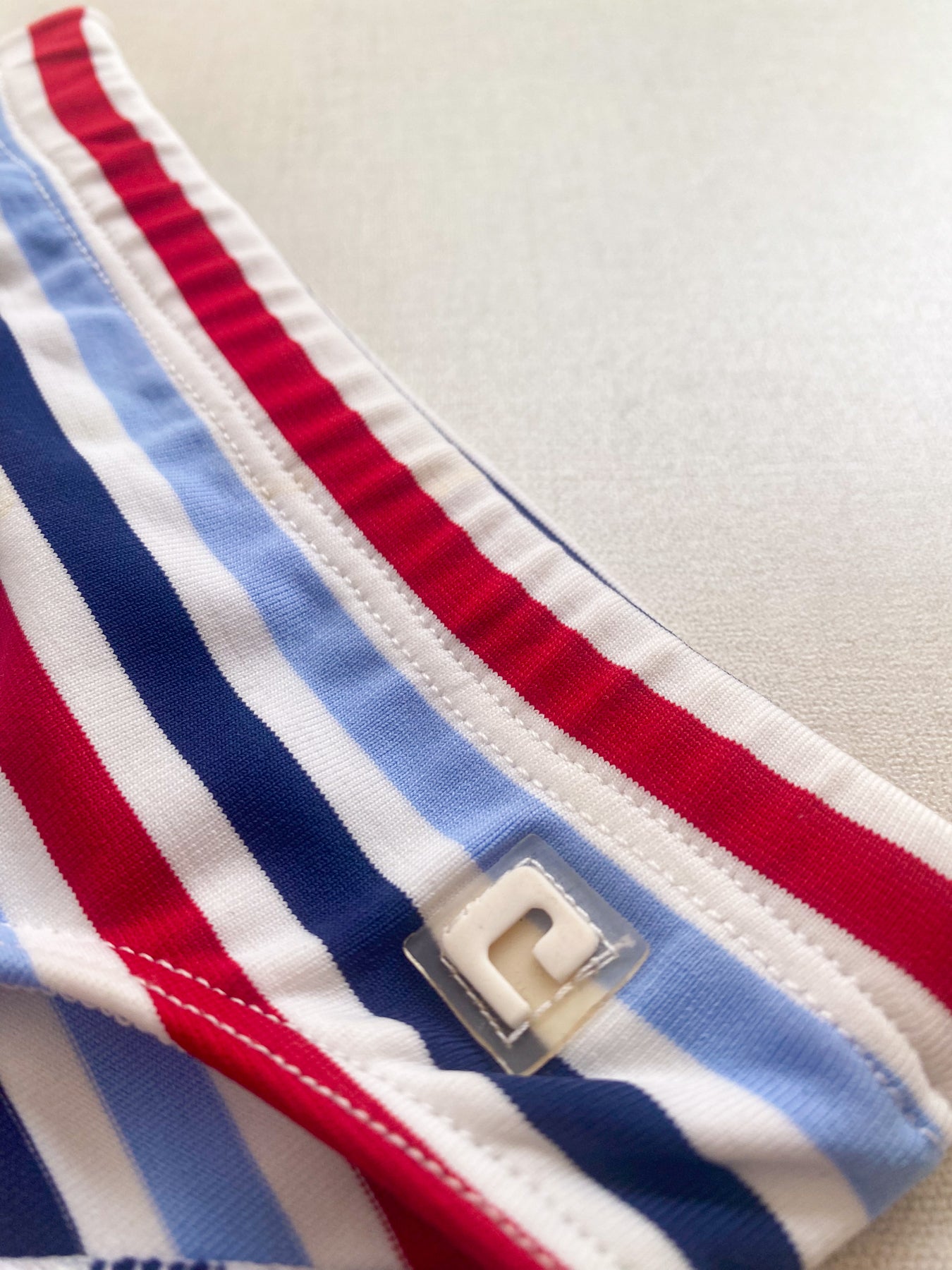 SWIM SHORT RAYADO AZUL ROJO BLANCO BOTTOM - 6M