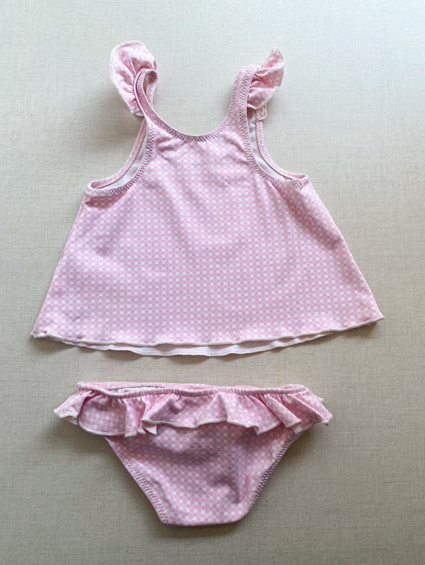 Miniature Squares and Circles Swimsuit