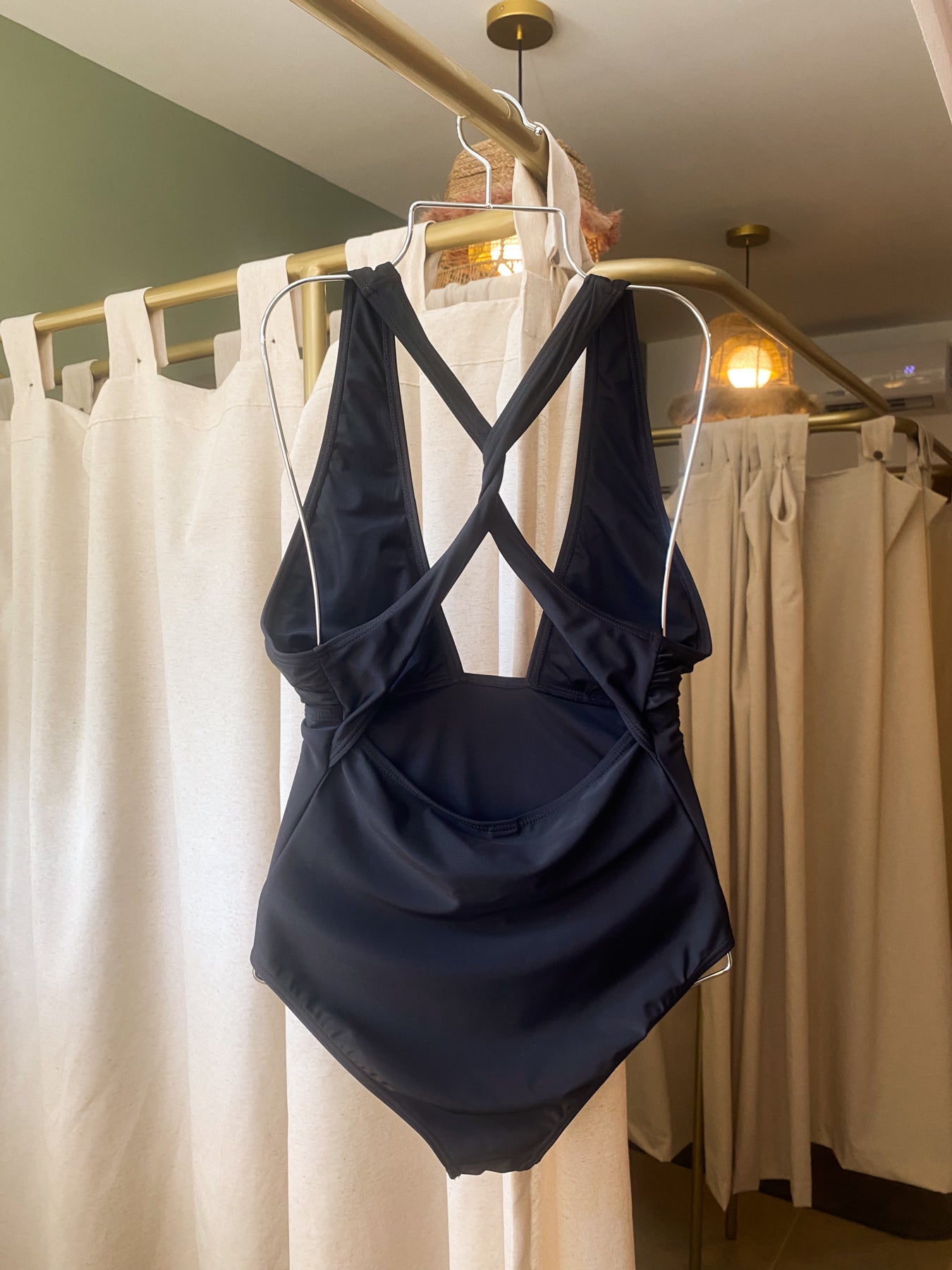 Swimwear - One Piece Espalda En X- Black S