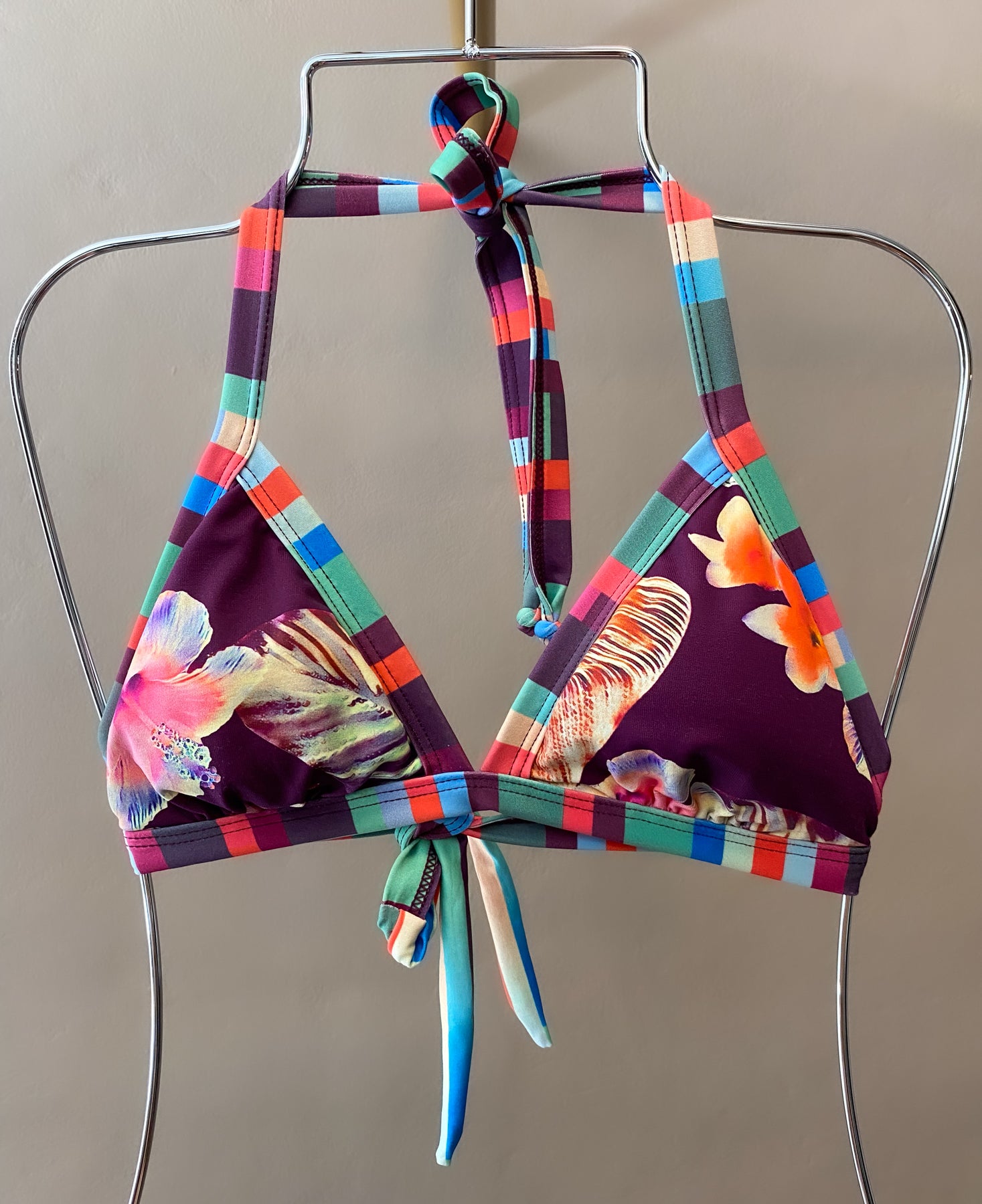 Striped Top, Triangle - Ocean M