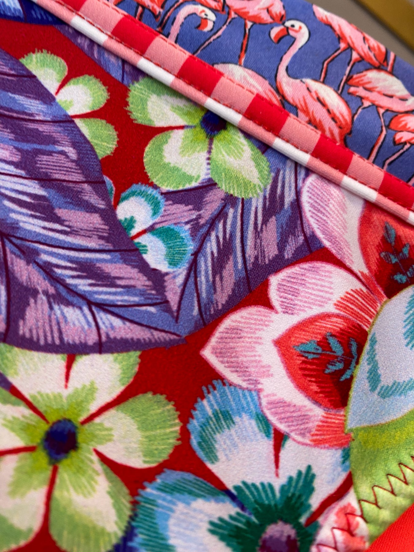 Mixed Print Bottom Floreado Y Flamingos - Paradise L