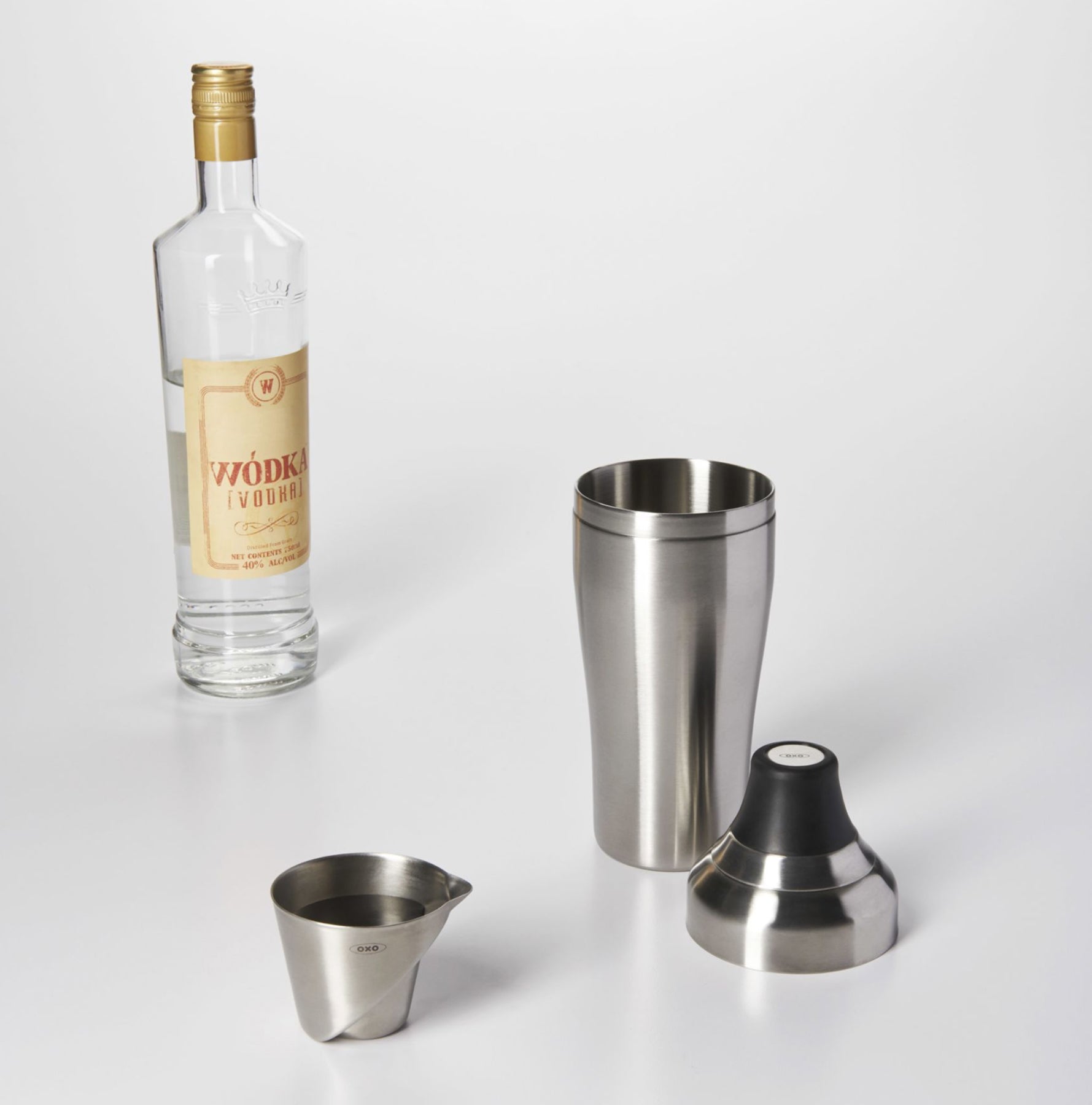Angled Jigger - Stainless Steel