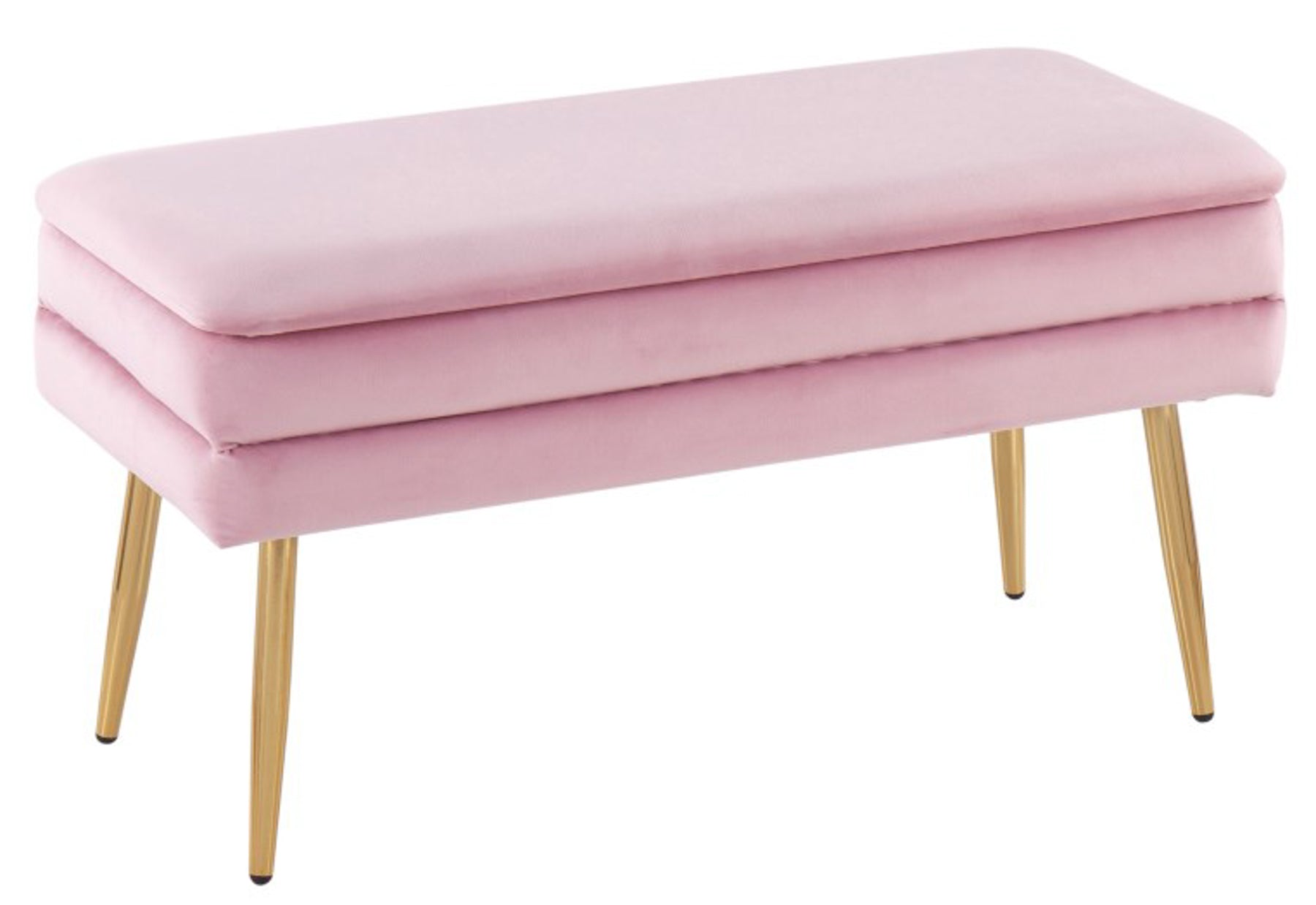 Rose Tufted Bench