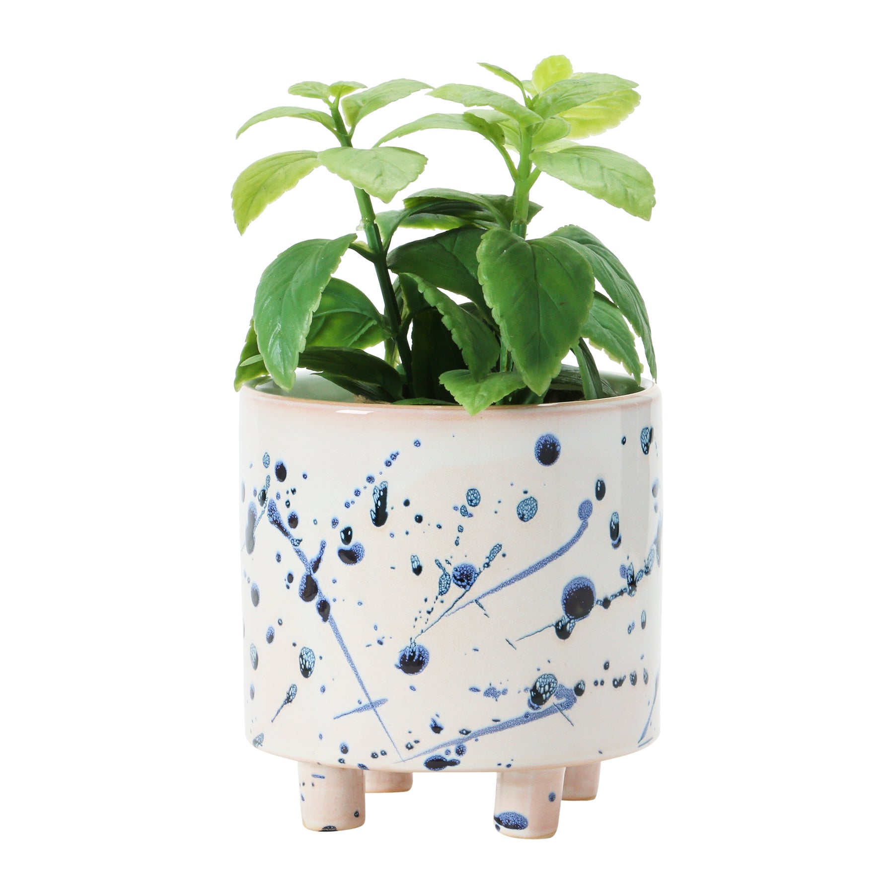 Artistic Blue Pattern - Planter