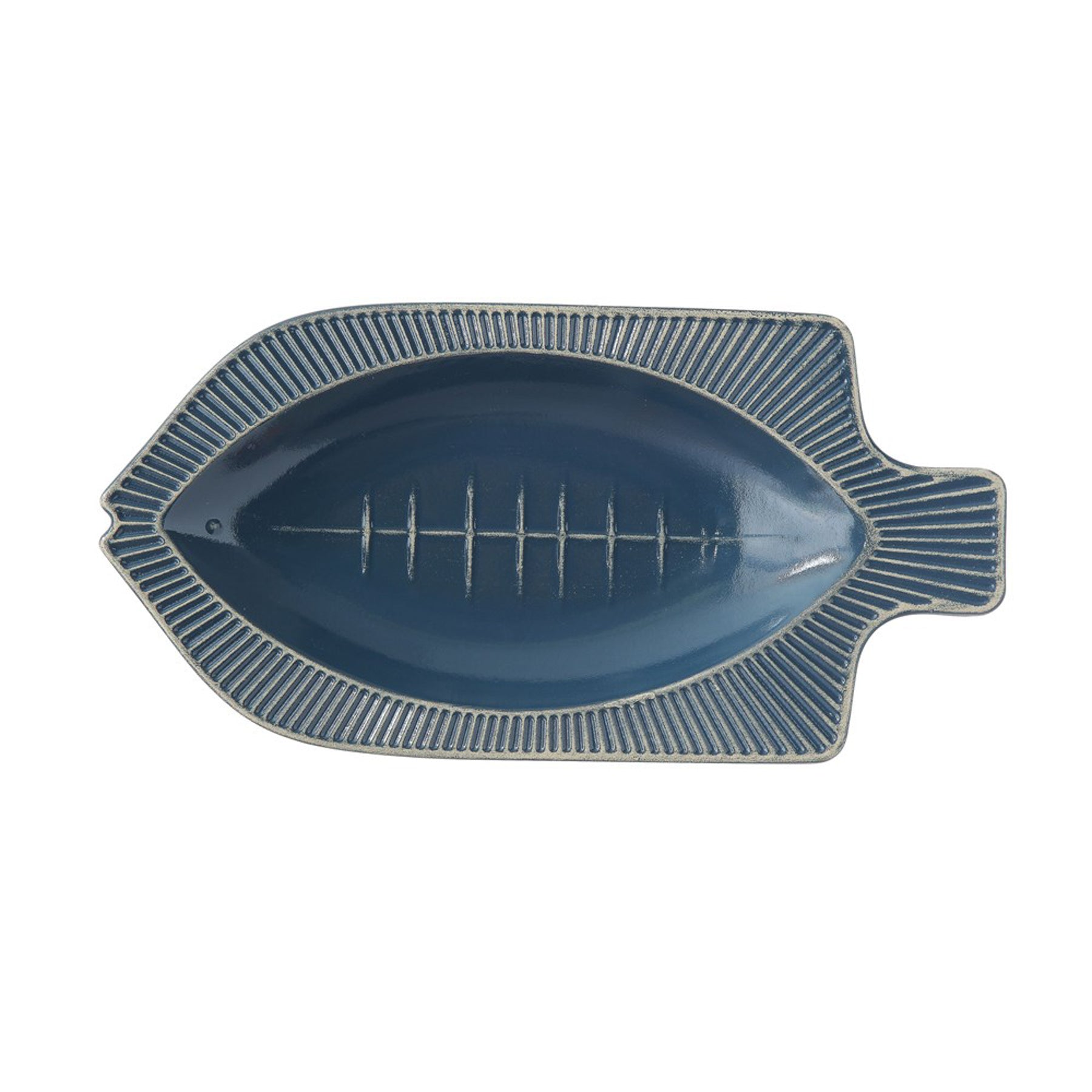Decorative Embossed Metal Fish Trays