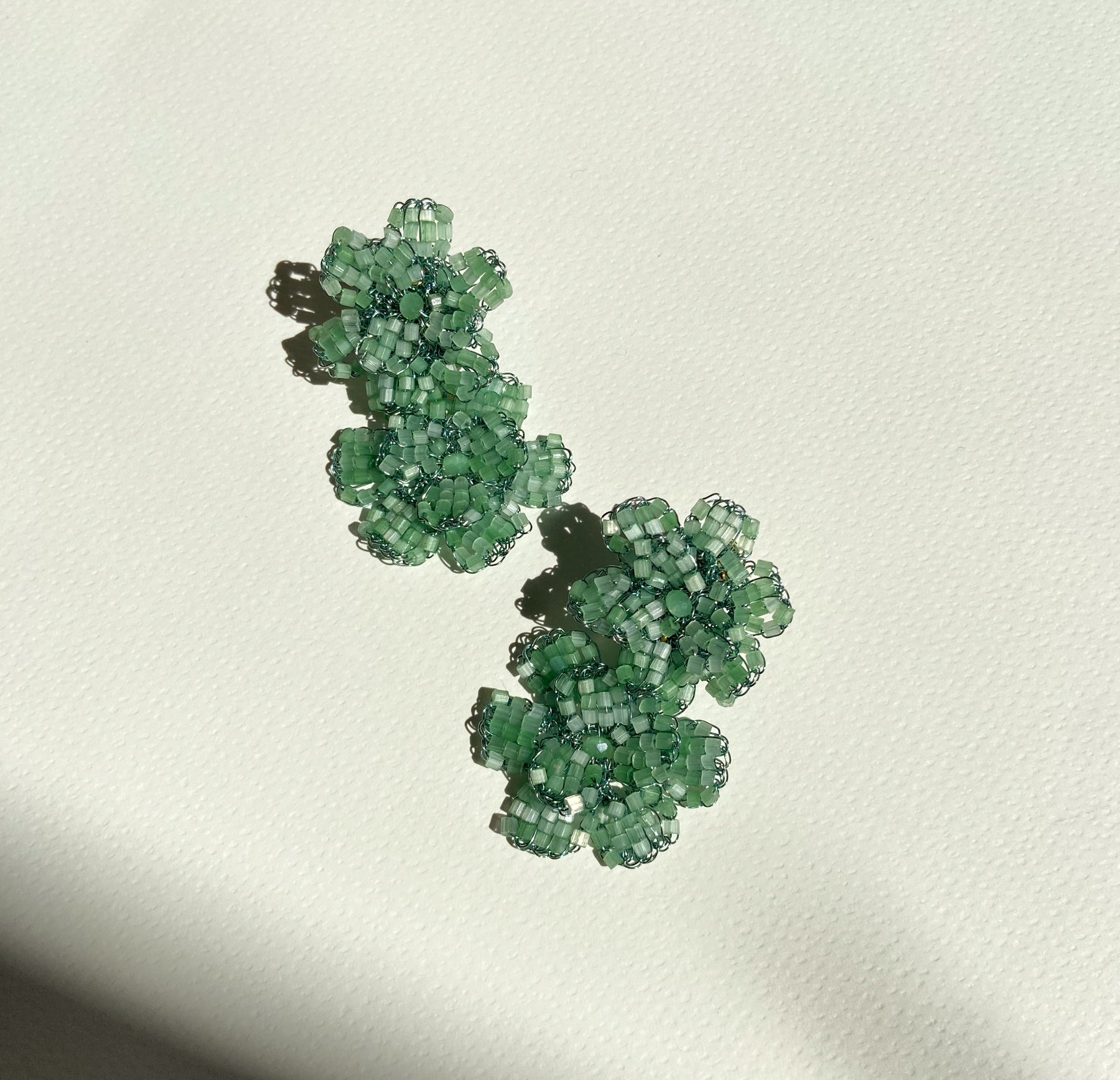 Double Flower Lavish Earring