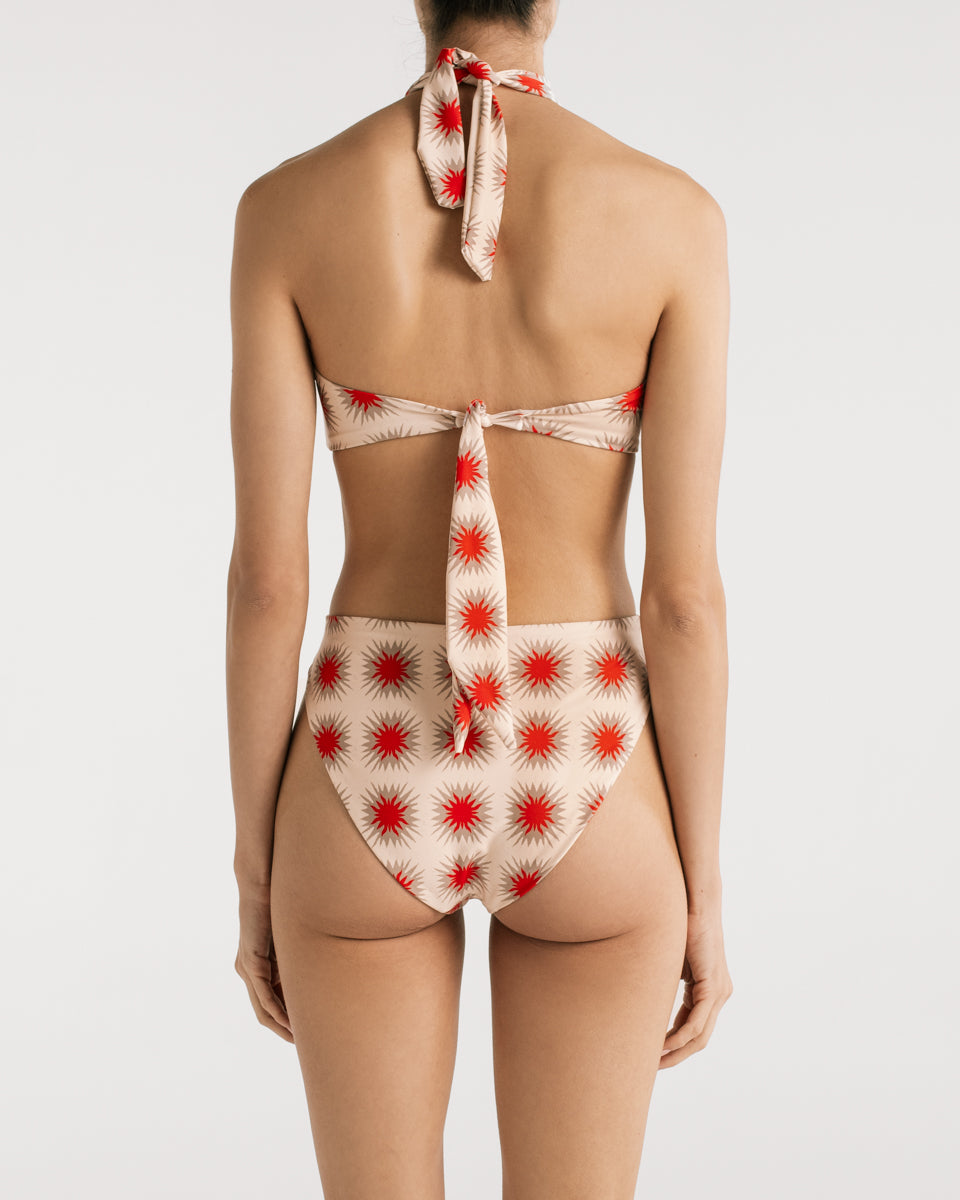 ESTHER STAR RED BIKINI BOTTOM