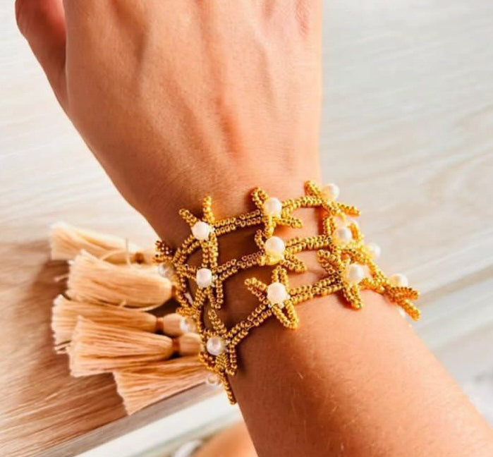 Pulsera Estrella Dorada