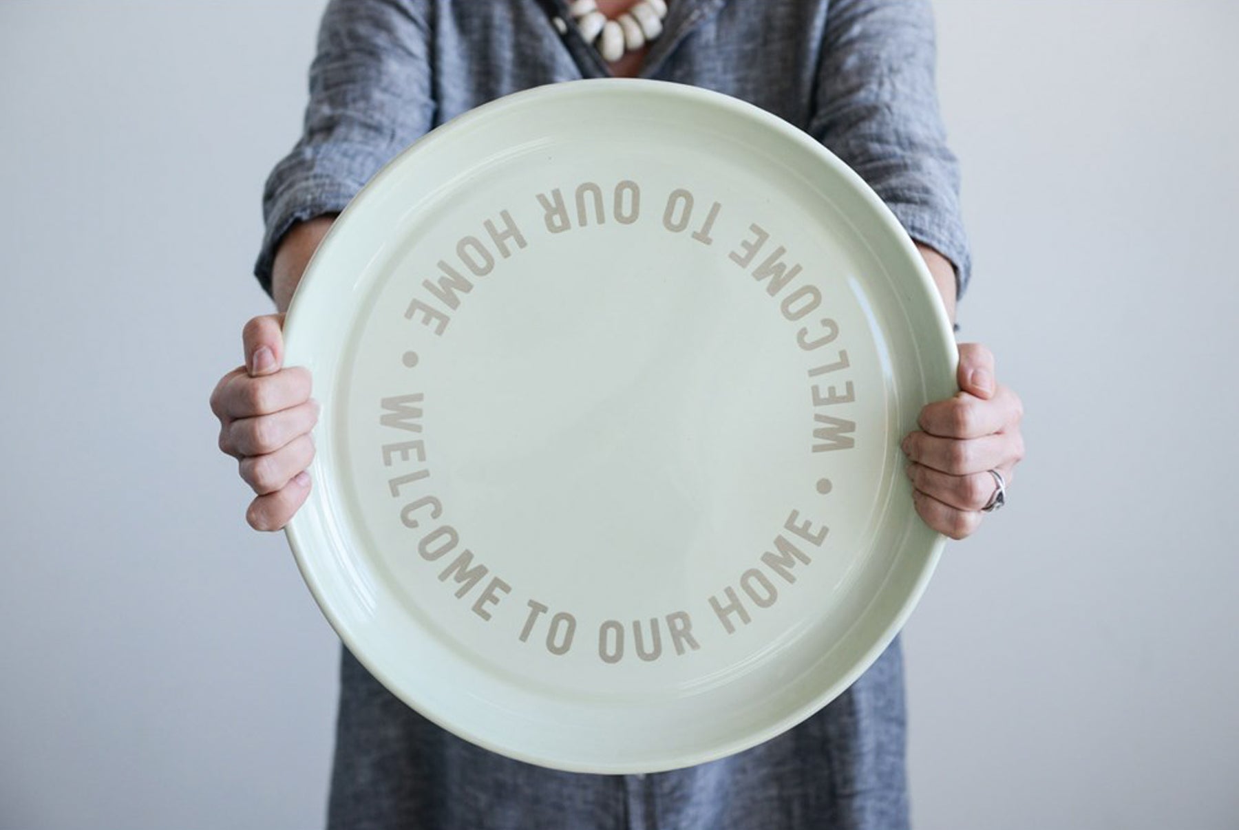 Welcome To Our Home Tray