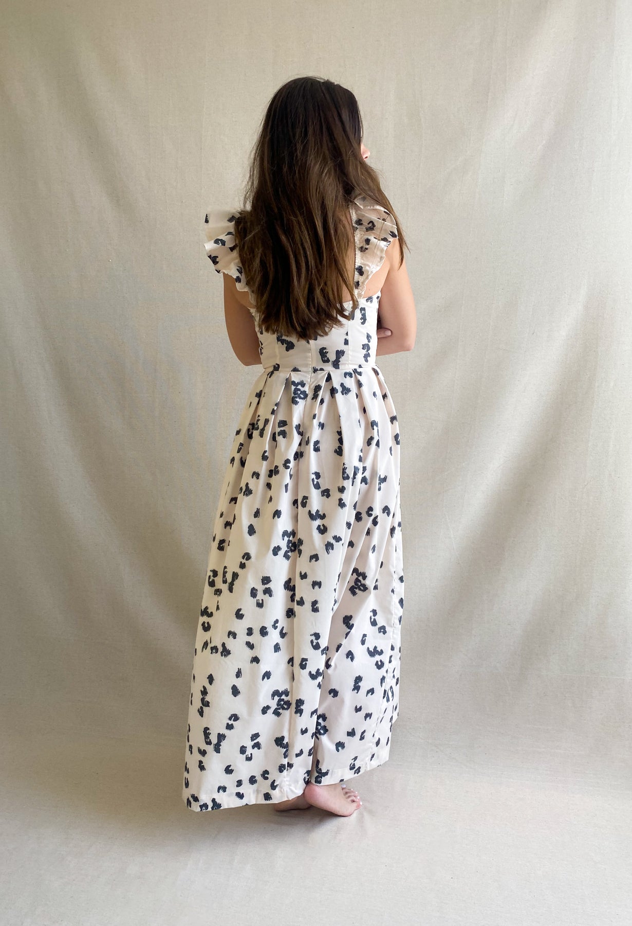 LONG FLORA DRESS