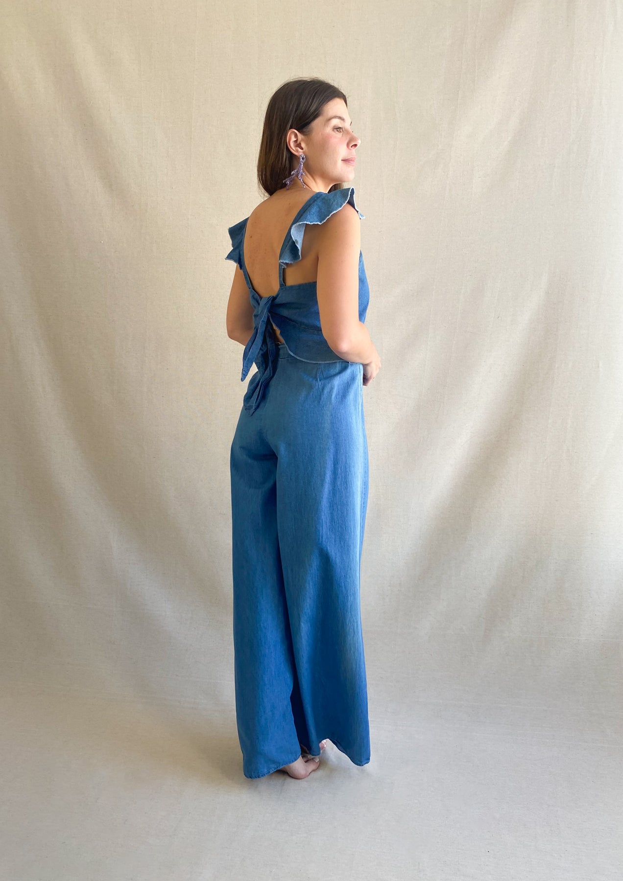 PANTALON SLAMA AZUL