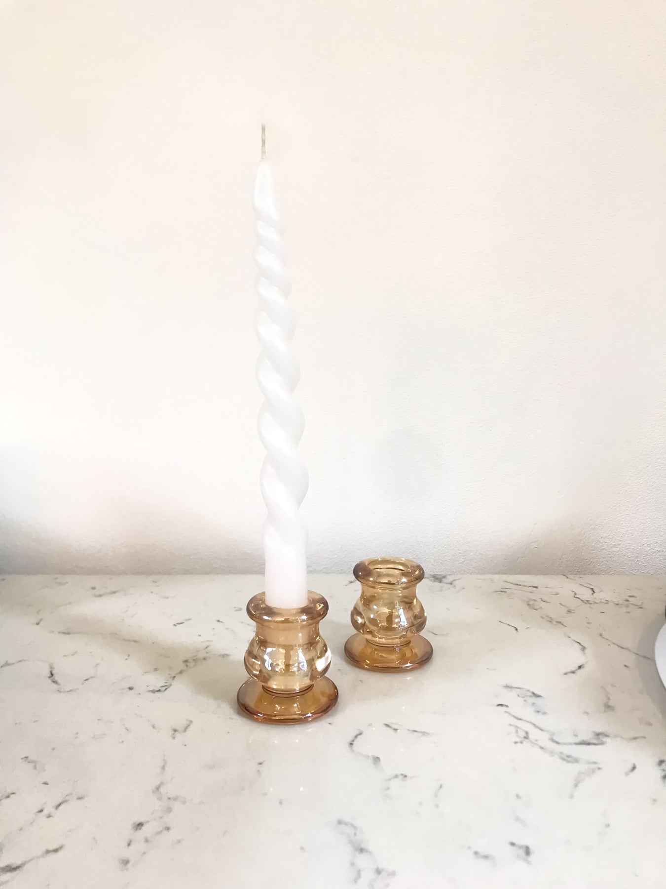 Glass Candleholder