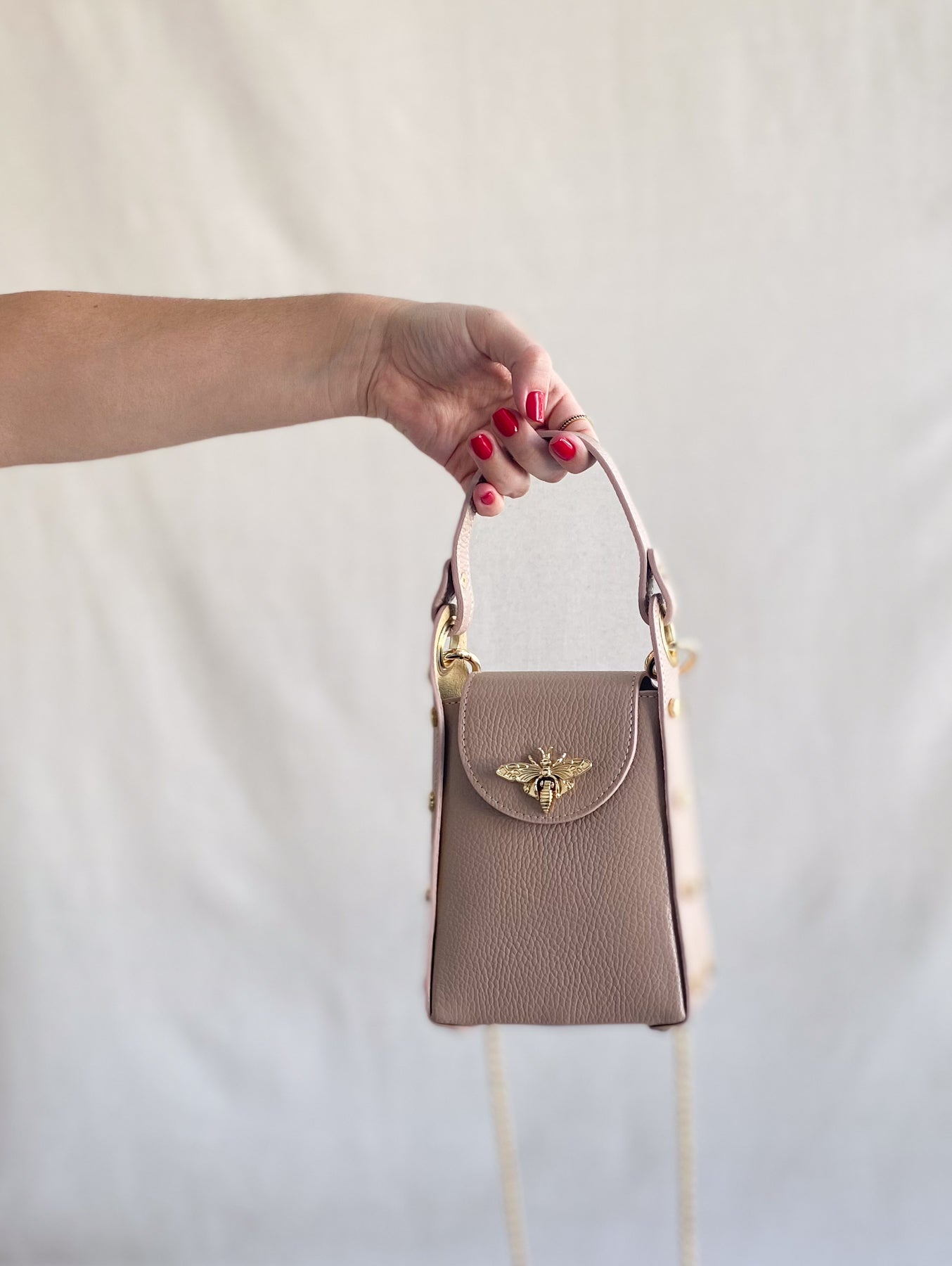 Cartera De Cuero Maia Skinny