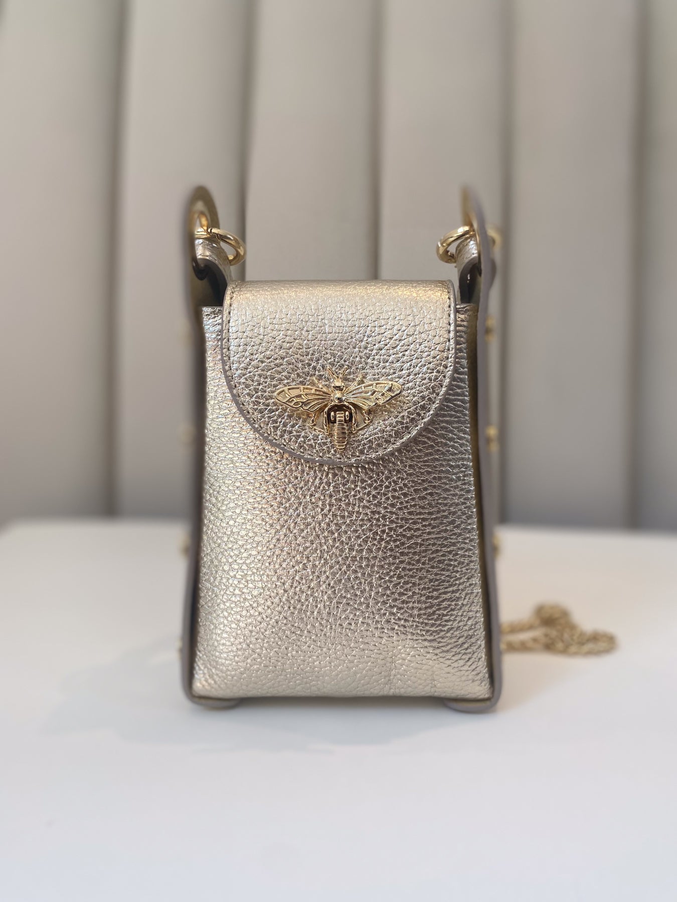 Cartera De Cuero Maia Skinny