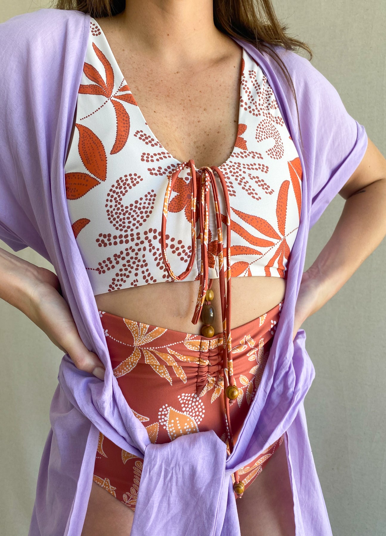 Marina Kimono Lavender Talla L