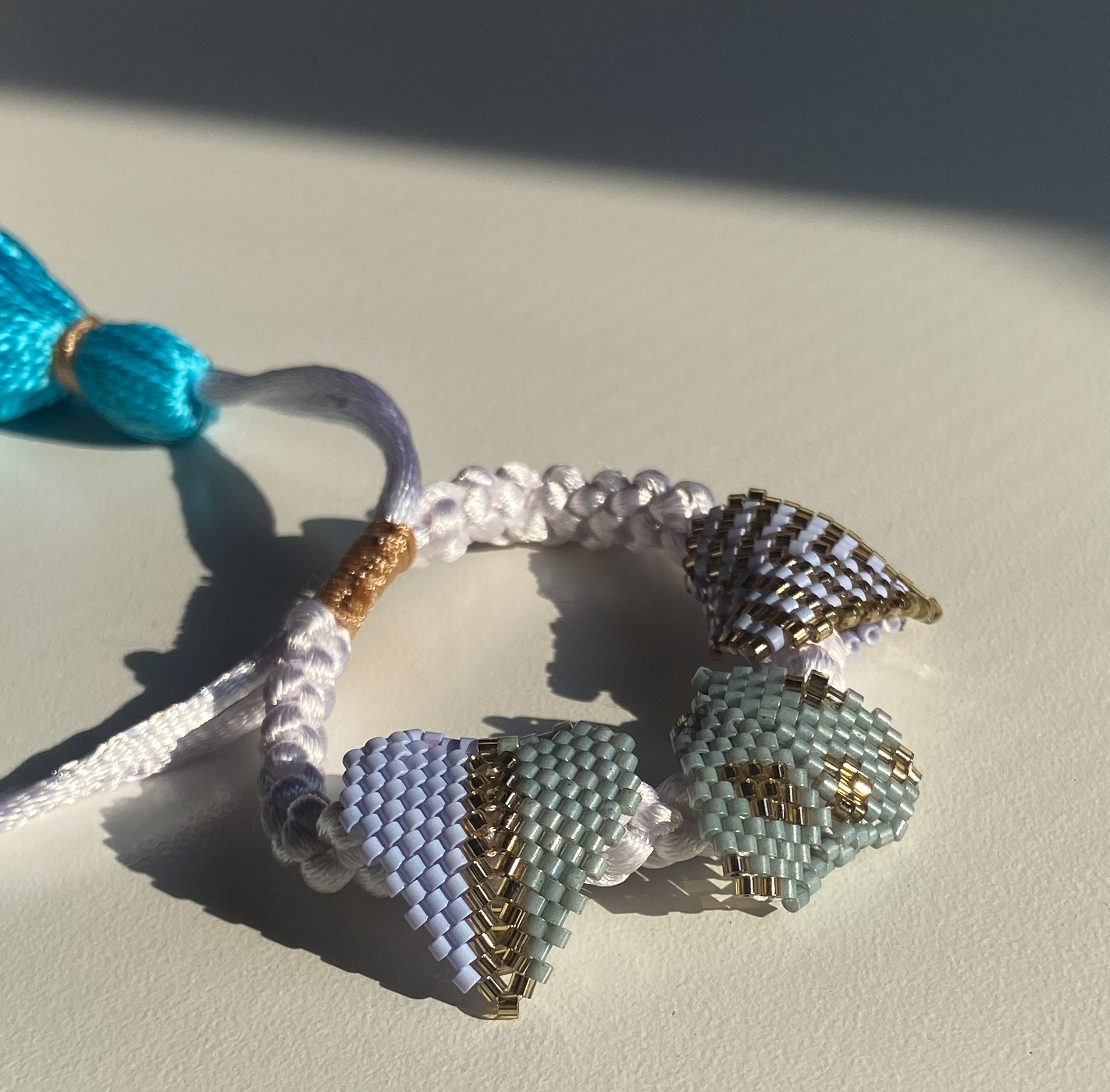 Pulsera 3 Corazones 3D