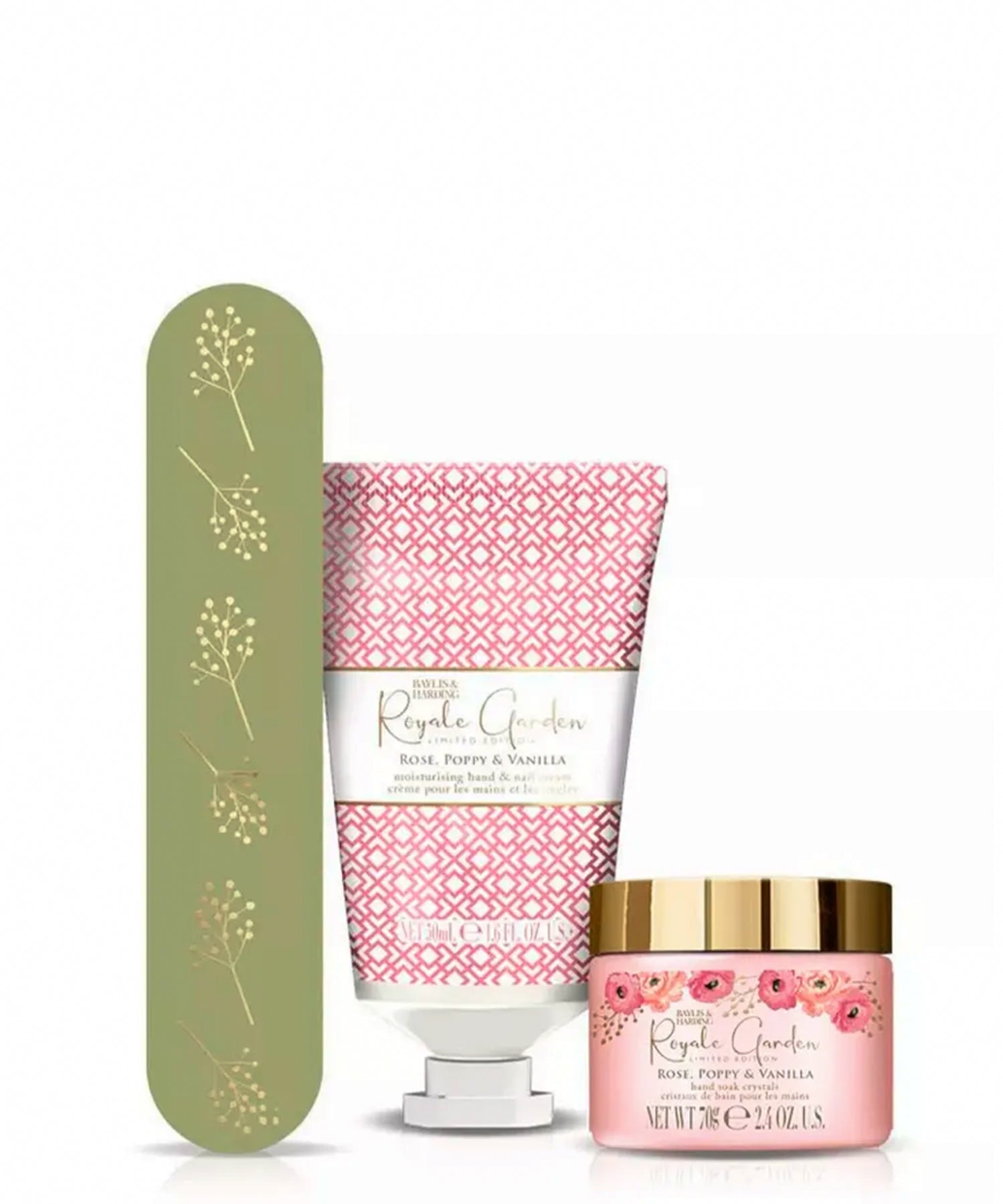 Rose Poppy & Vanilla Luxury Manicure Gift Set