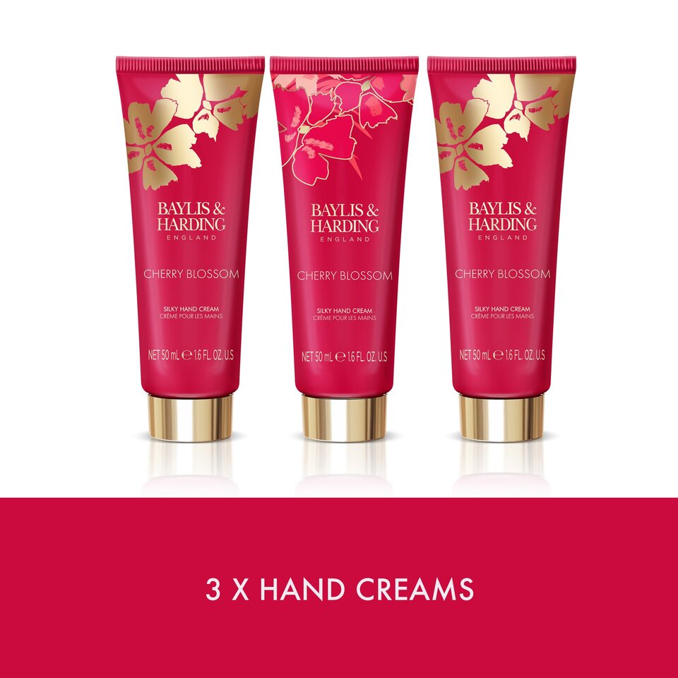 Cherry Blossom Luxury Hand Gift Set 3 items - 50ml