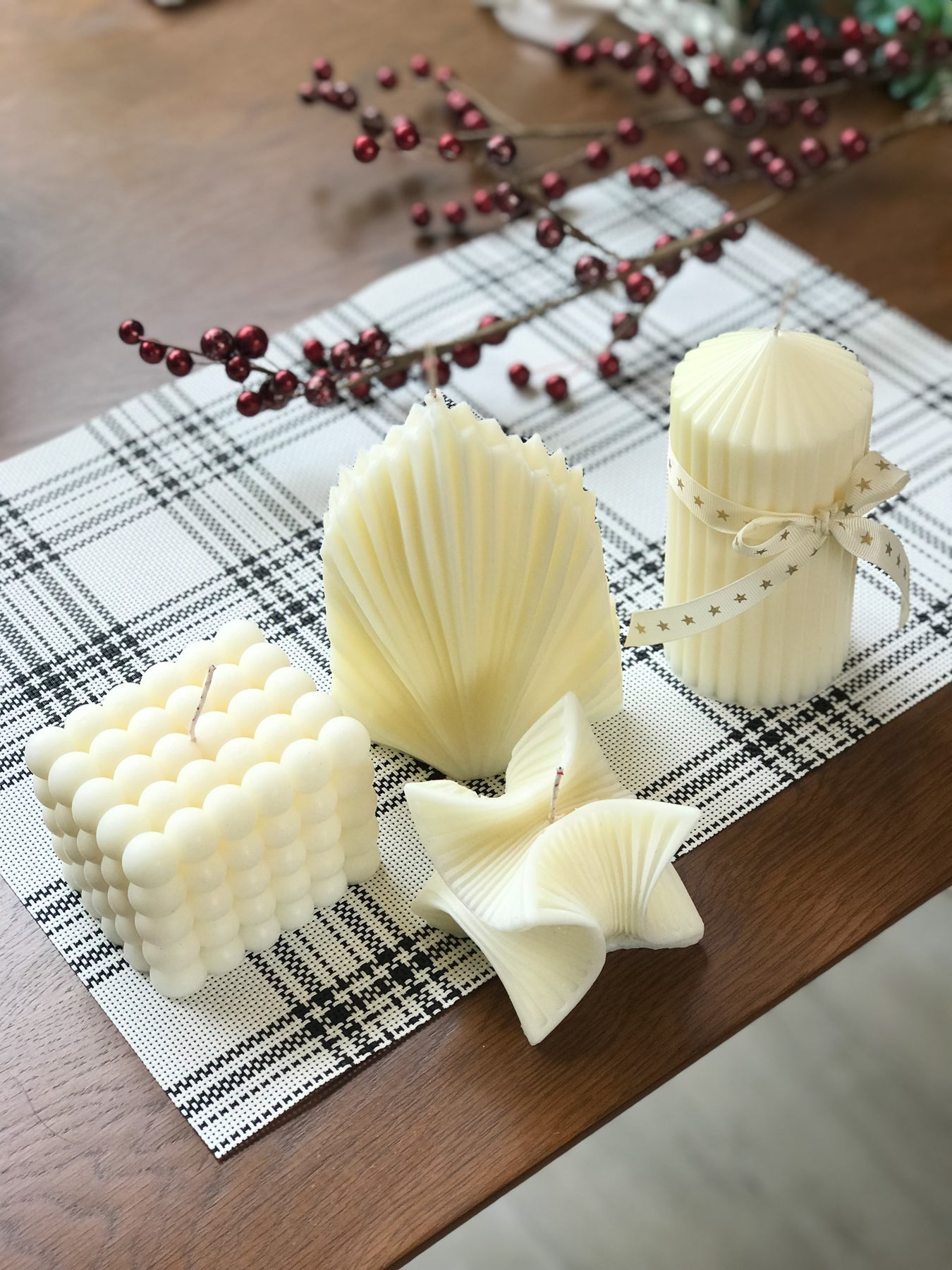 Candela Cuadrada Abanico Abstract Star