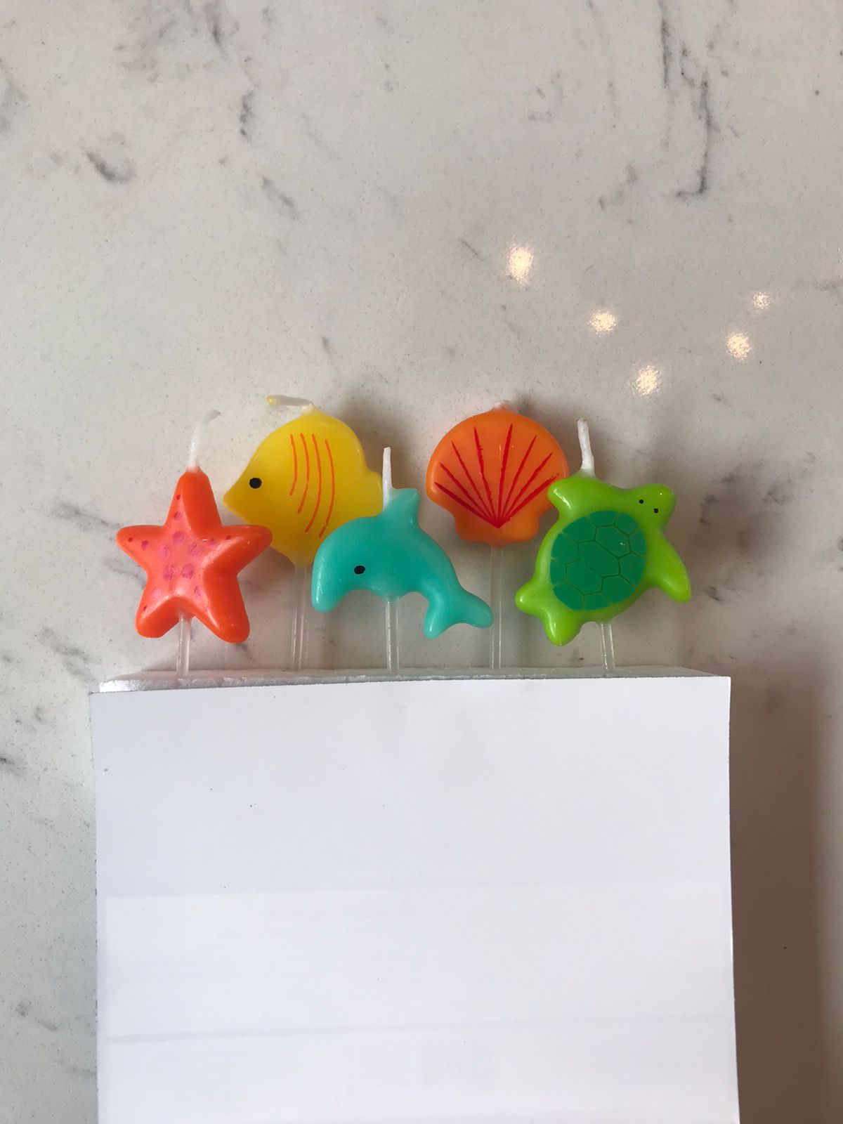 CANDLE - BIRTHDAY - SET SEA FRIENDS - CANDELAS ANIMALITOS