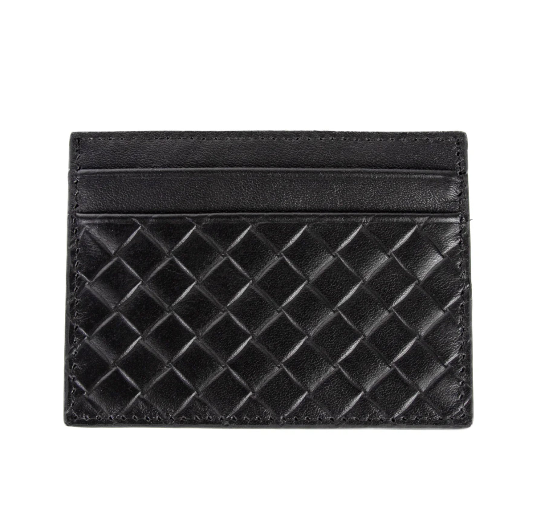Gianna Leather Card Holder Black