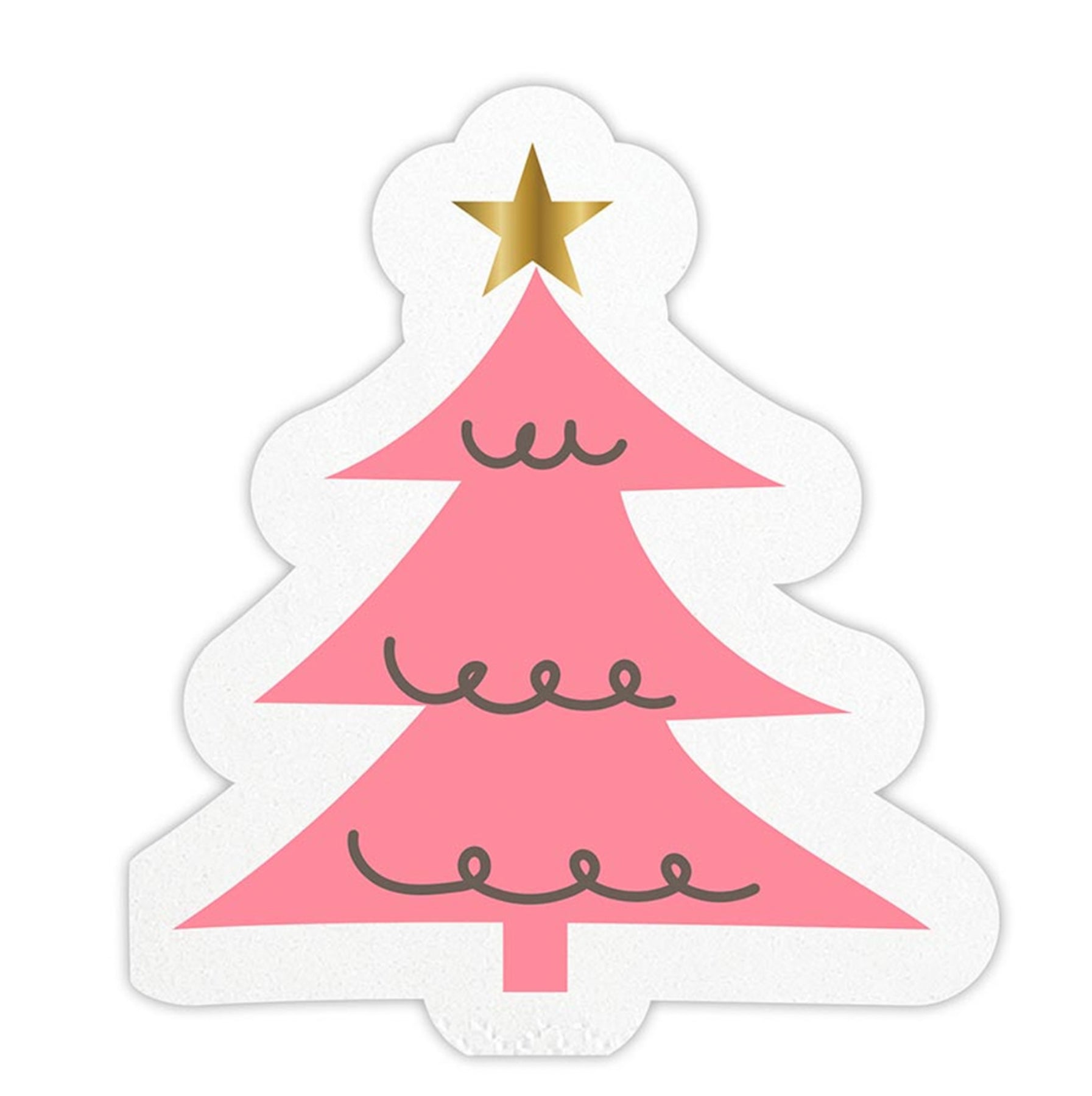 Cocktail Napkin Holiday Tree