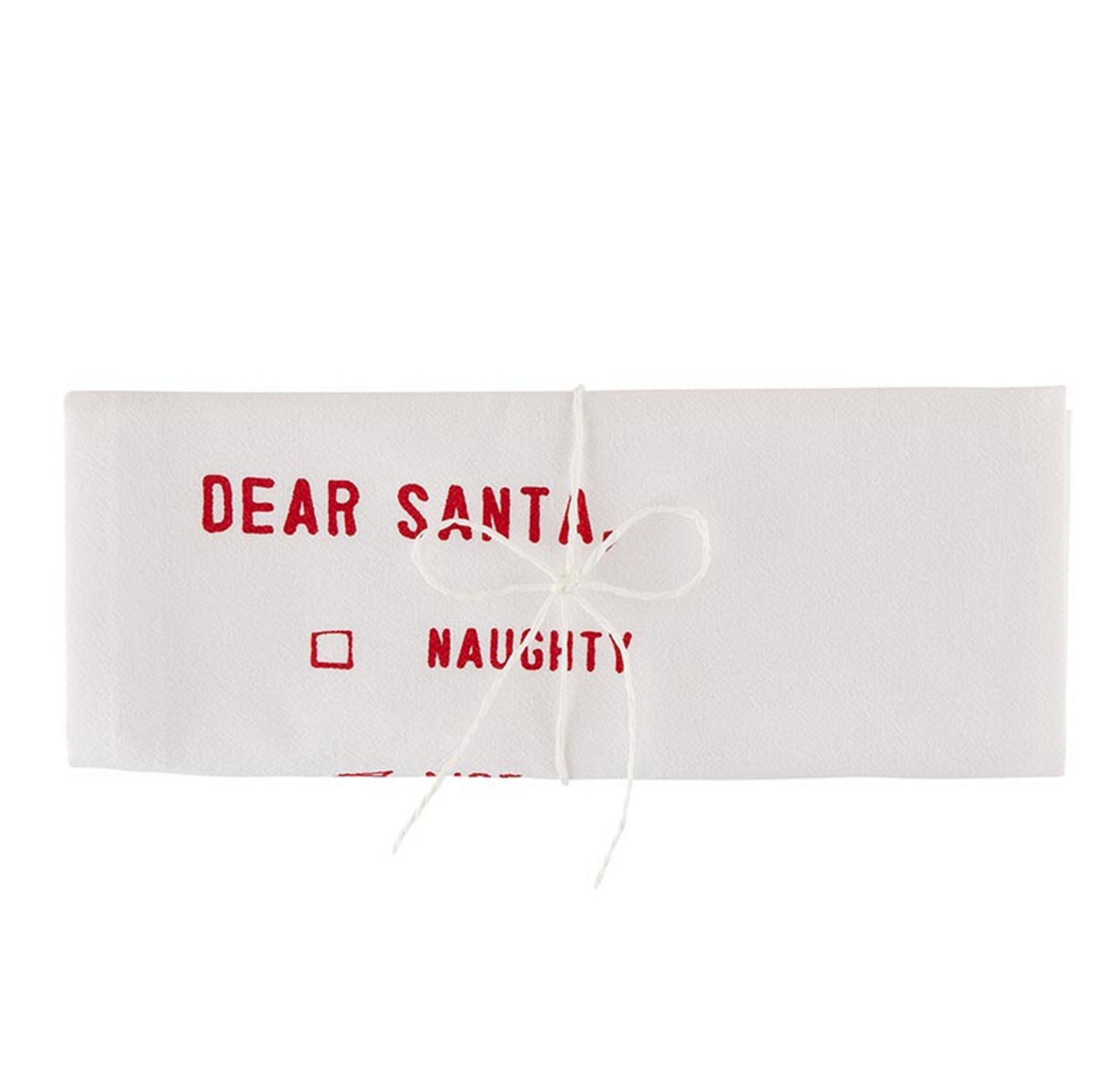 Towel Santa Checklist