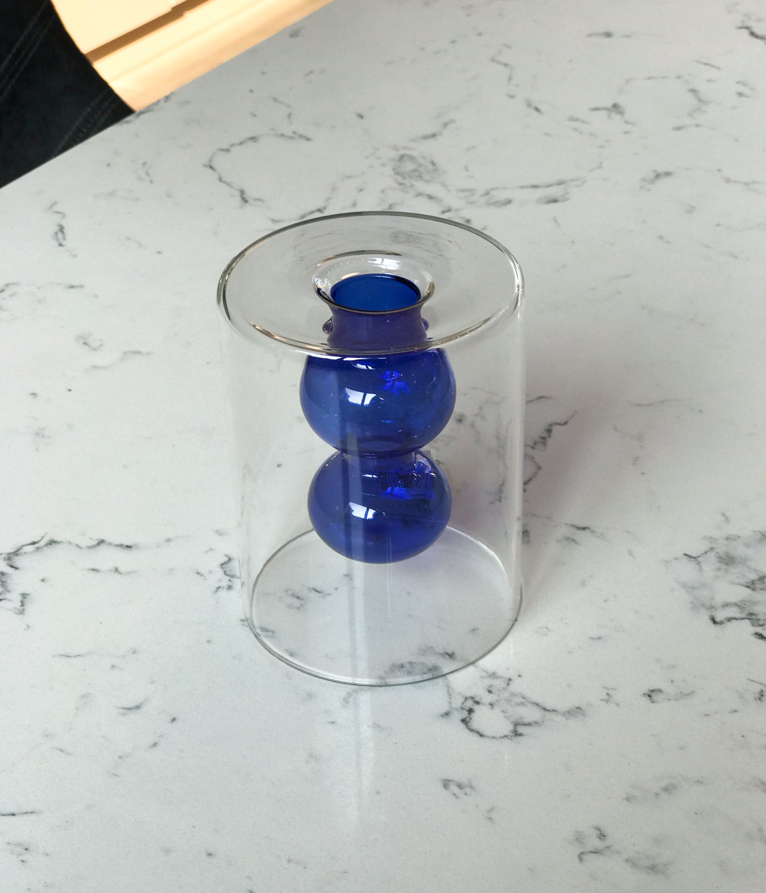 Glass Bud Vase + Candleholder