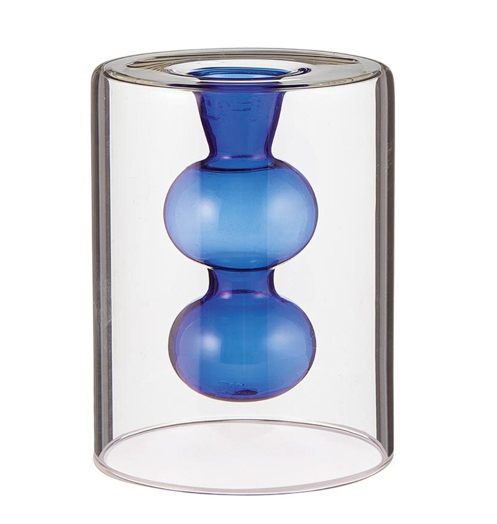 Glass Bud Vase + Candleholder