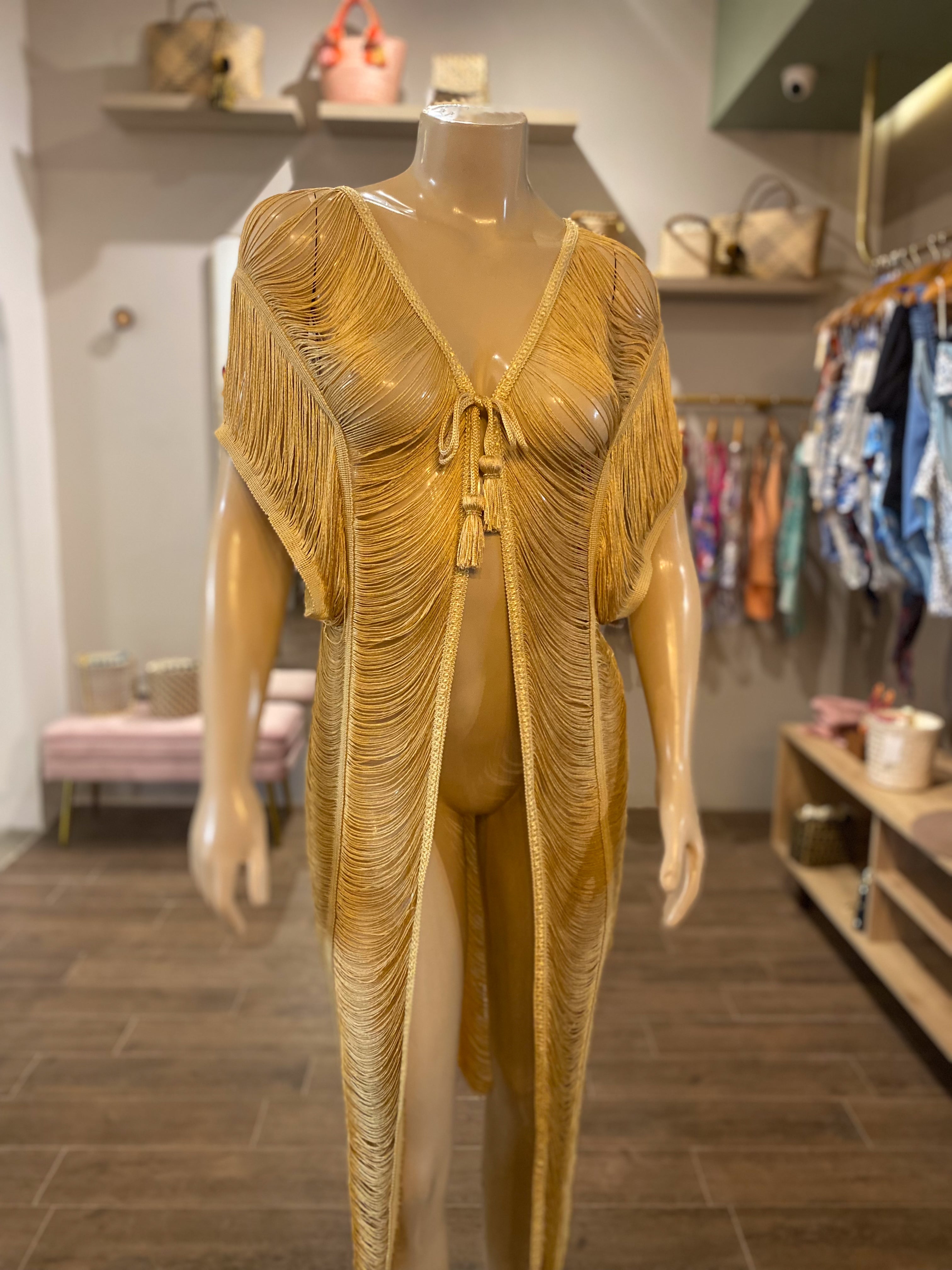 Kimono Boho Large Dorado - Unitalla