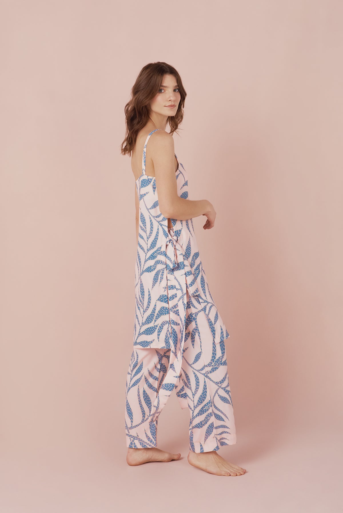 IKAL PANTALON S ROSA Y AGUAMARINA