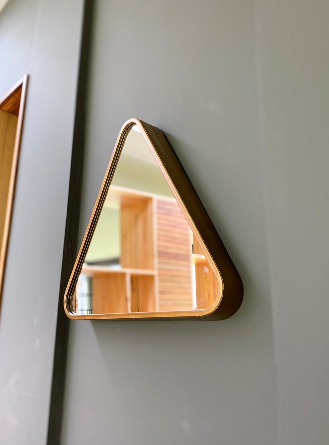 Triangle Mirror - Gold