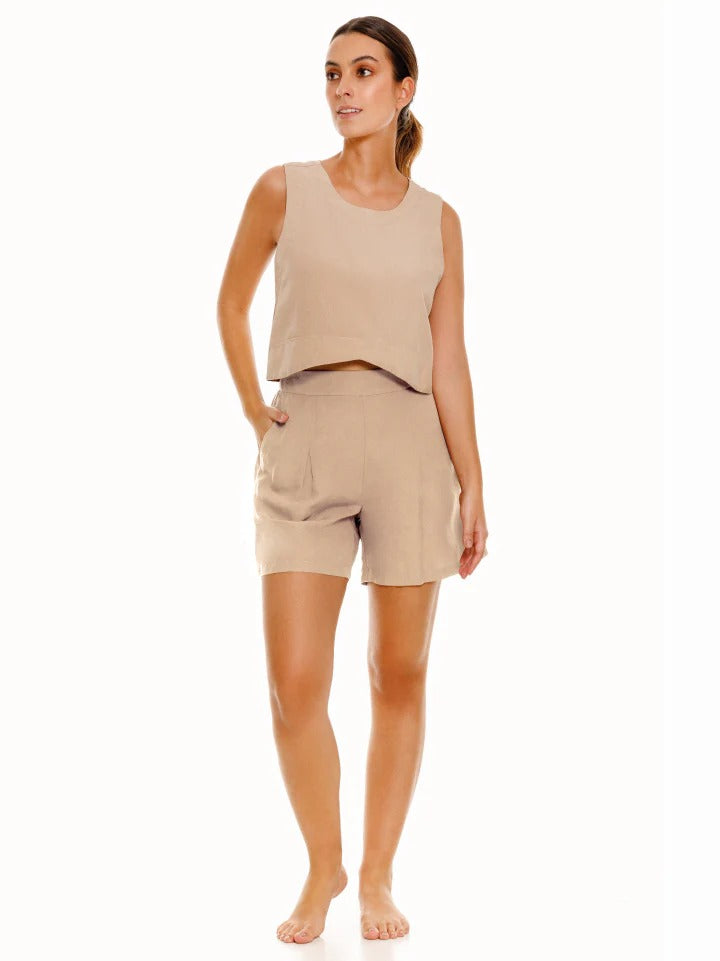 KARMEN BLUSA MANGA WOVEN