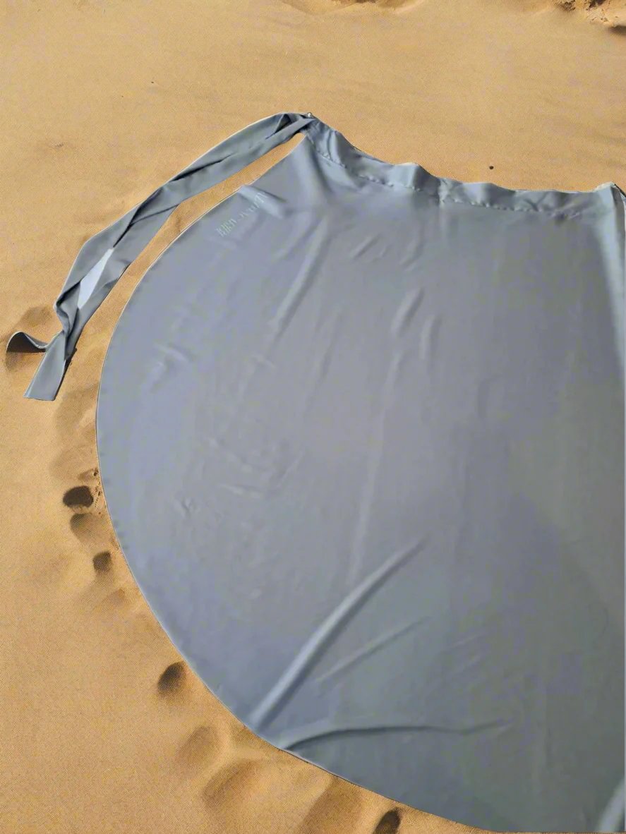 DUSTY BLUE PAREO FALDA