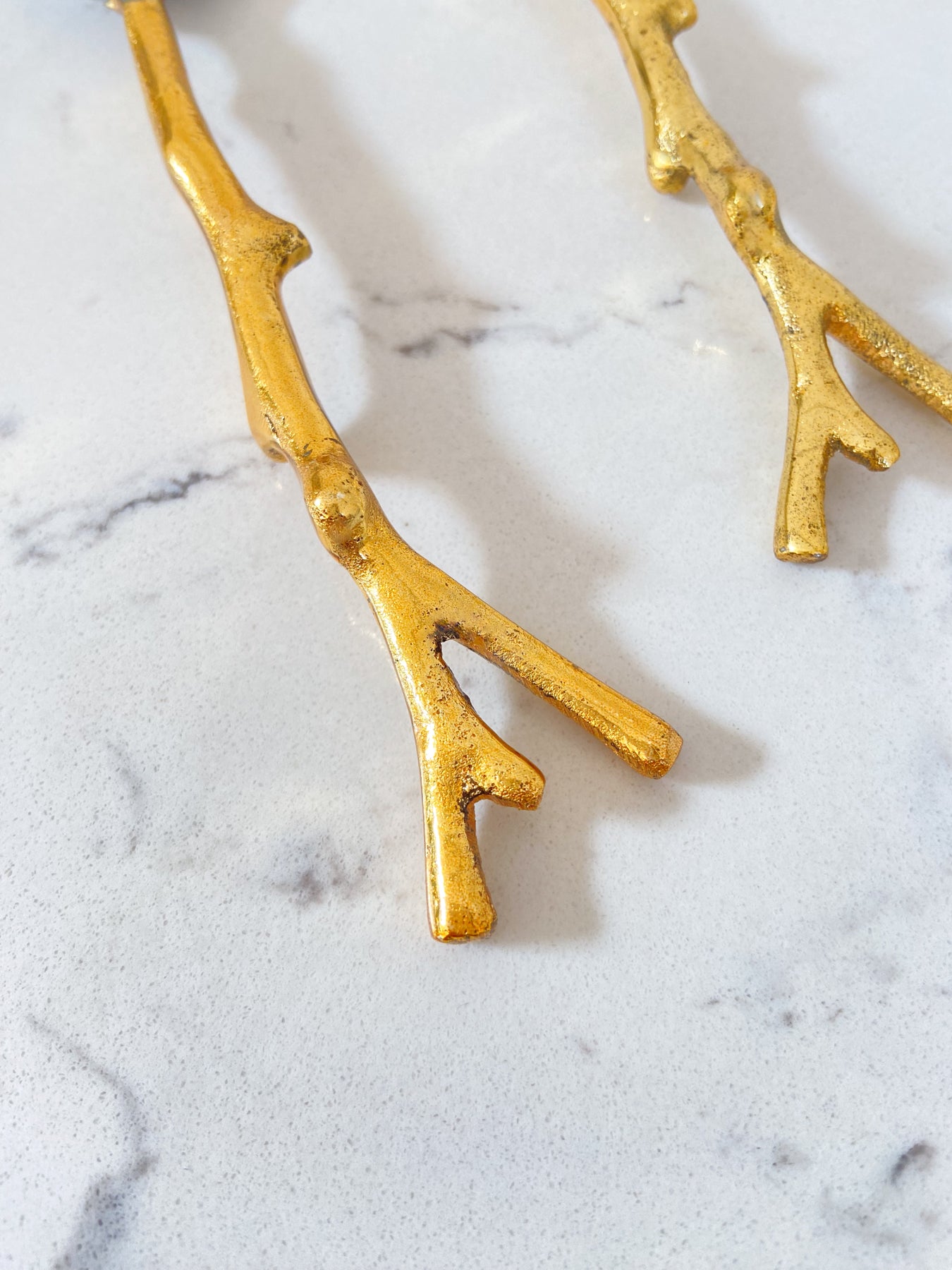 Spoon Sets with Gold Finish Twig
