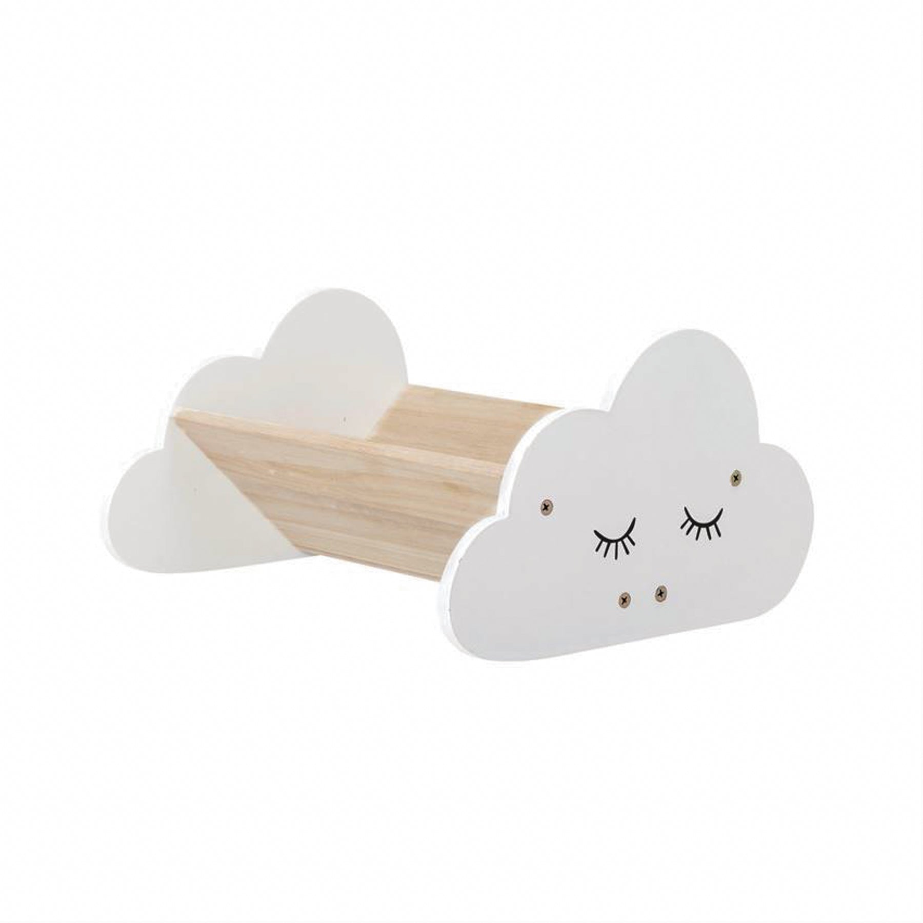 Wood Cloud Book Shelf