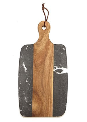 Acacia Marble Serving Board