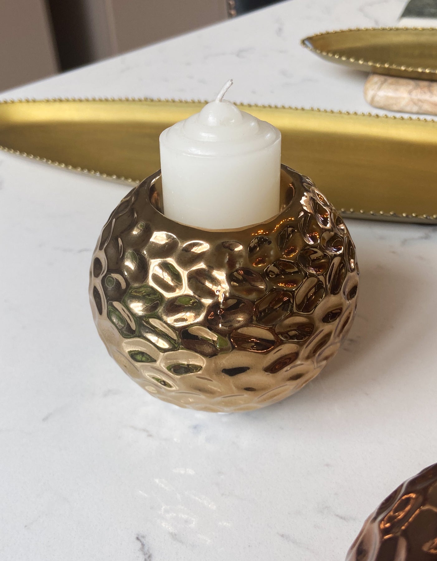 ORB Metalic Tealight Holders