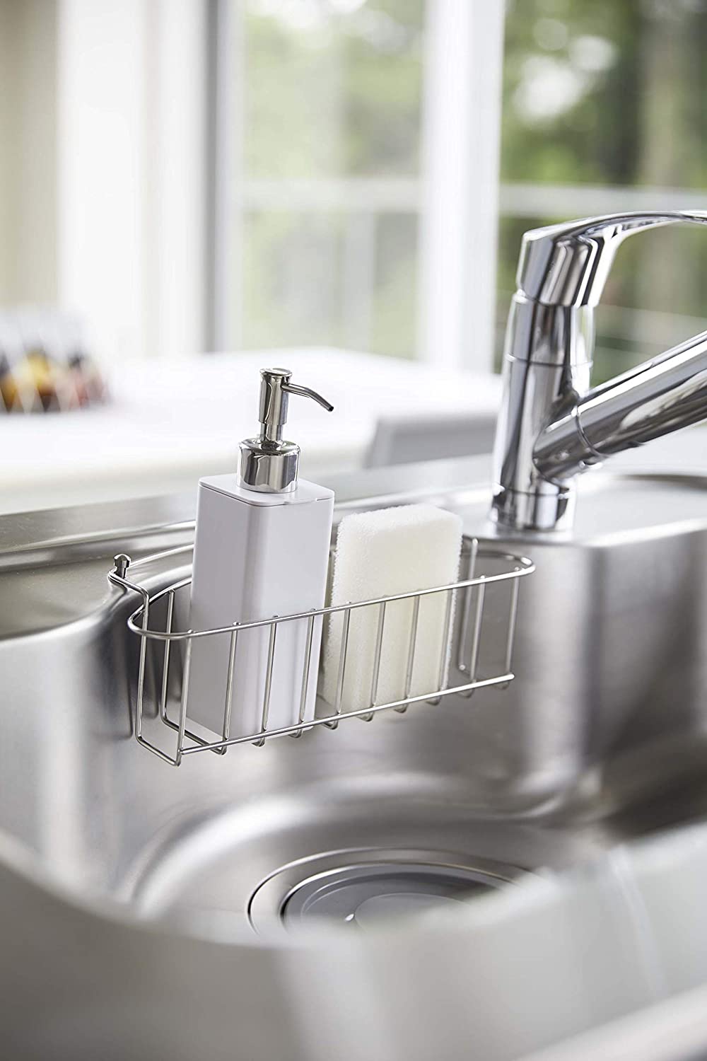 Refillable Kitchen Soap Dispenser - White