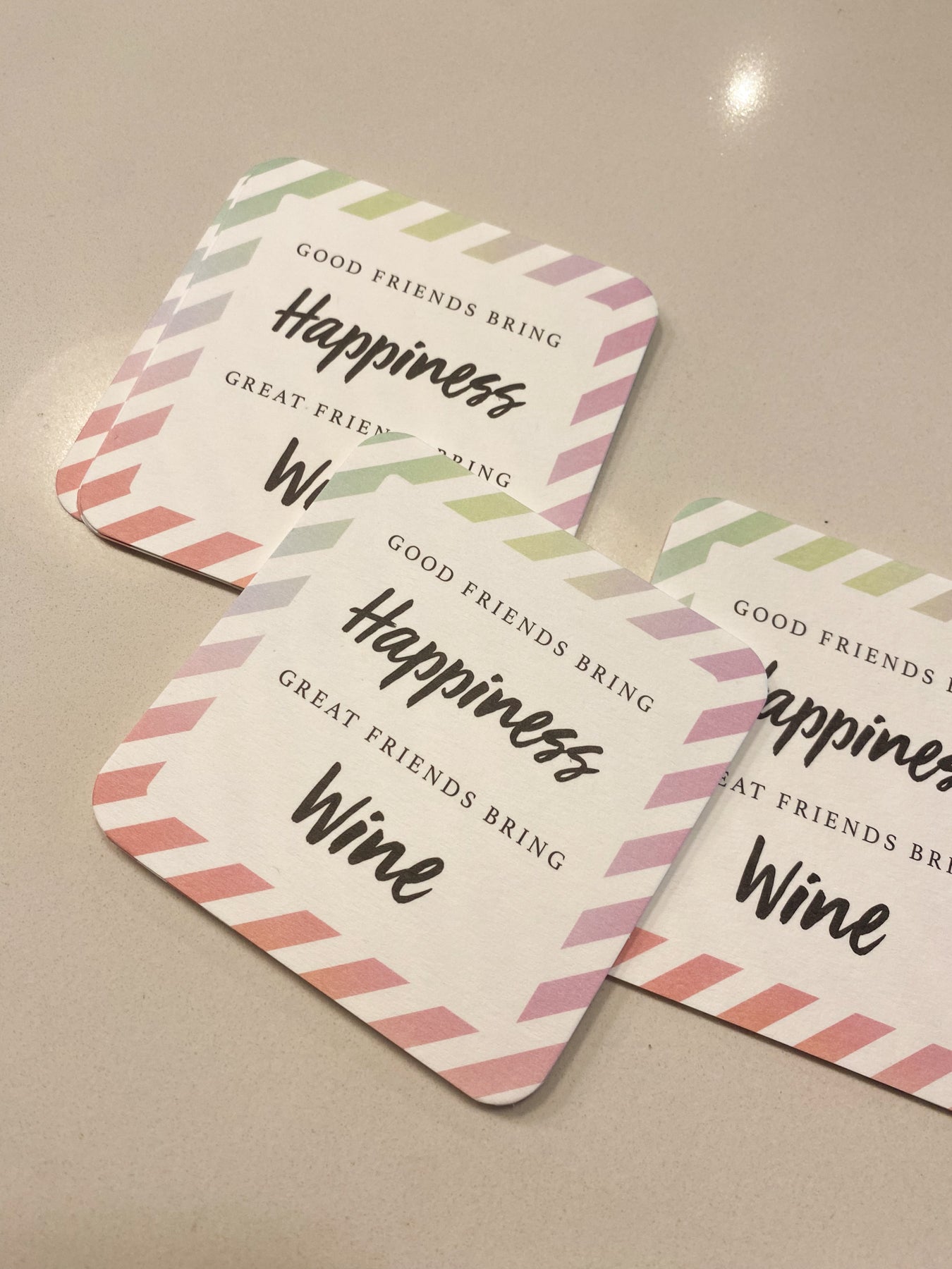 Designed Paper Coasts (10 pcs)