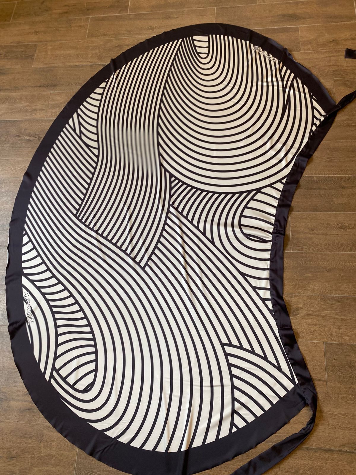 BLACK LINES PAREO FALDA