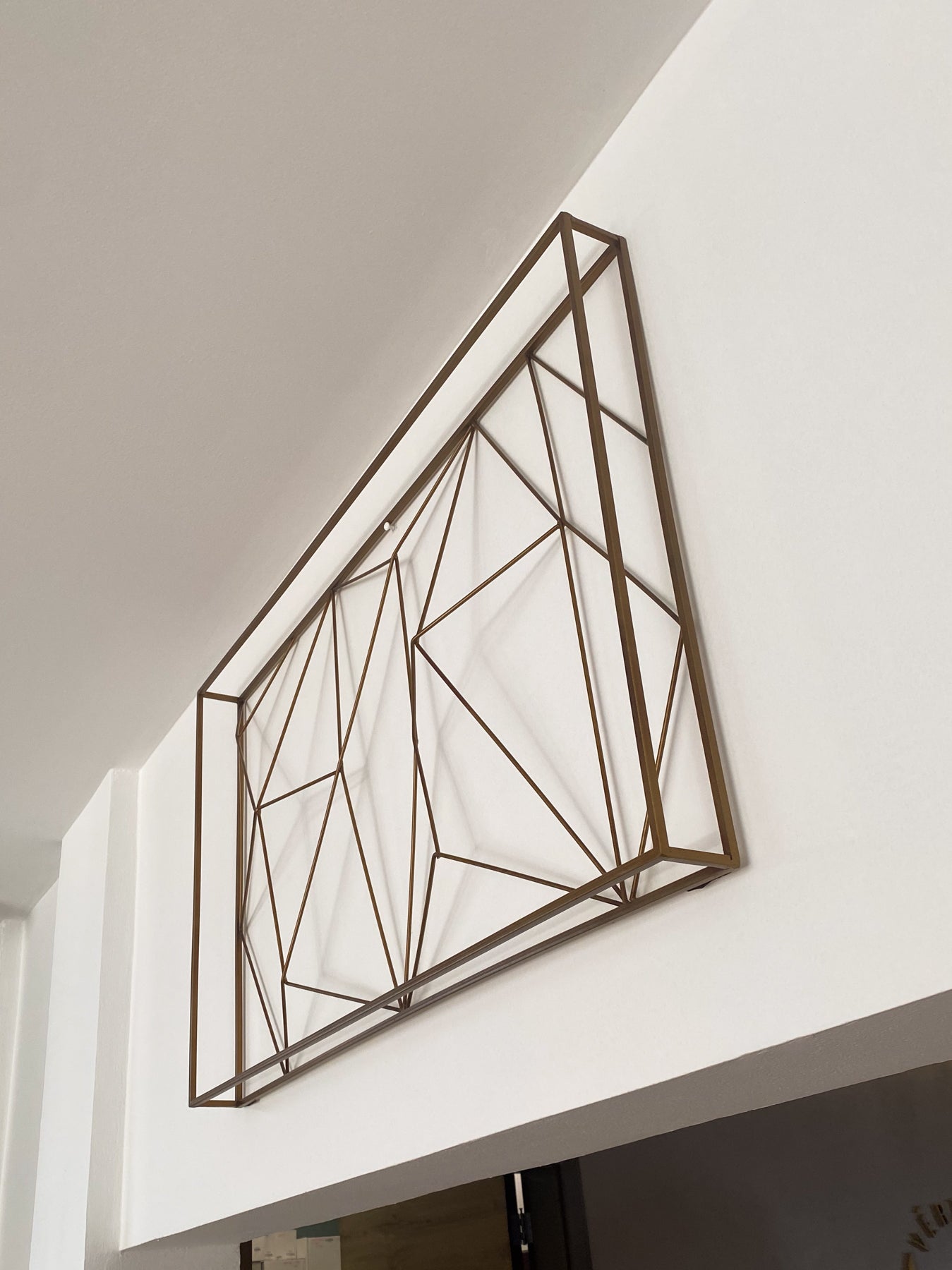 Web Wall Organizer - Antique Gold