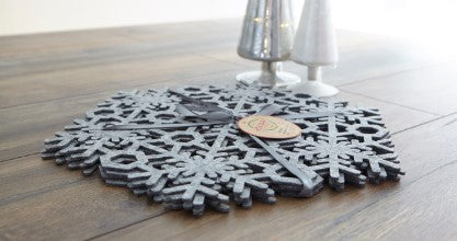 Snowflake Coasters